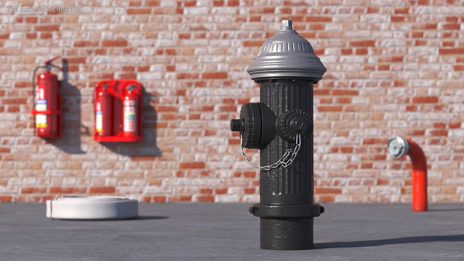 3D Urban Fire Hydrant model