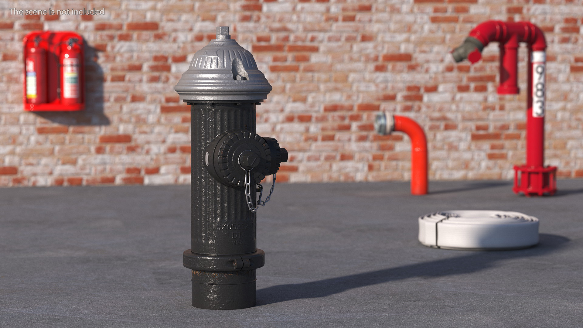 3D Urban Fire Hydrant model