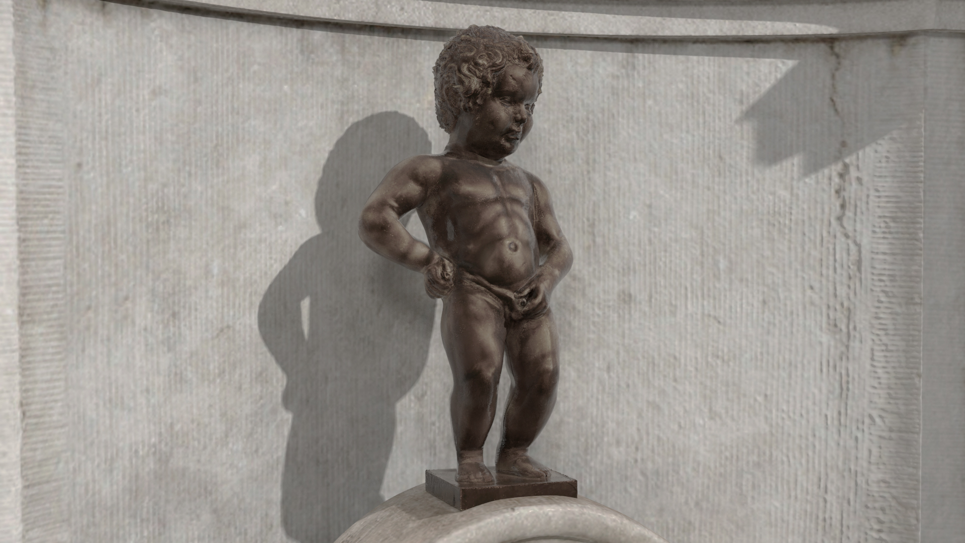 3D Manneken Pis Fountain