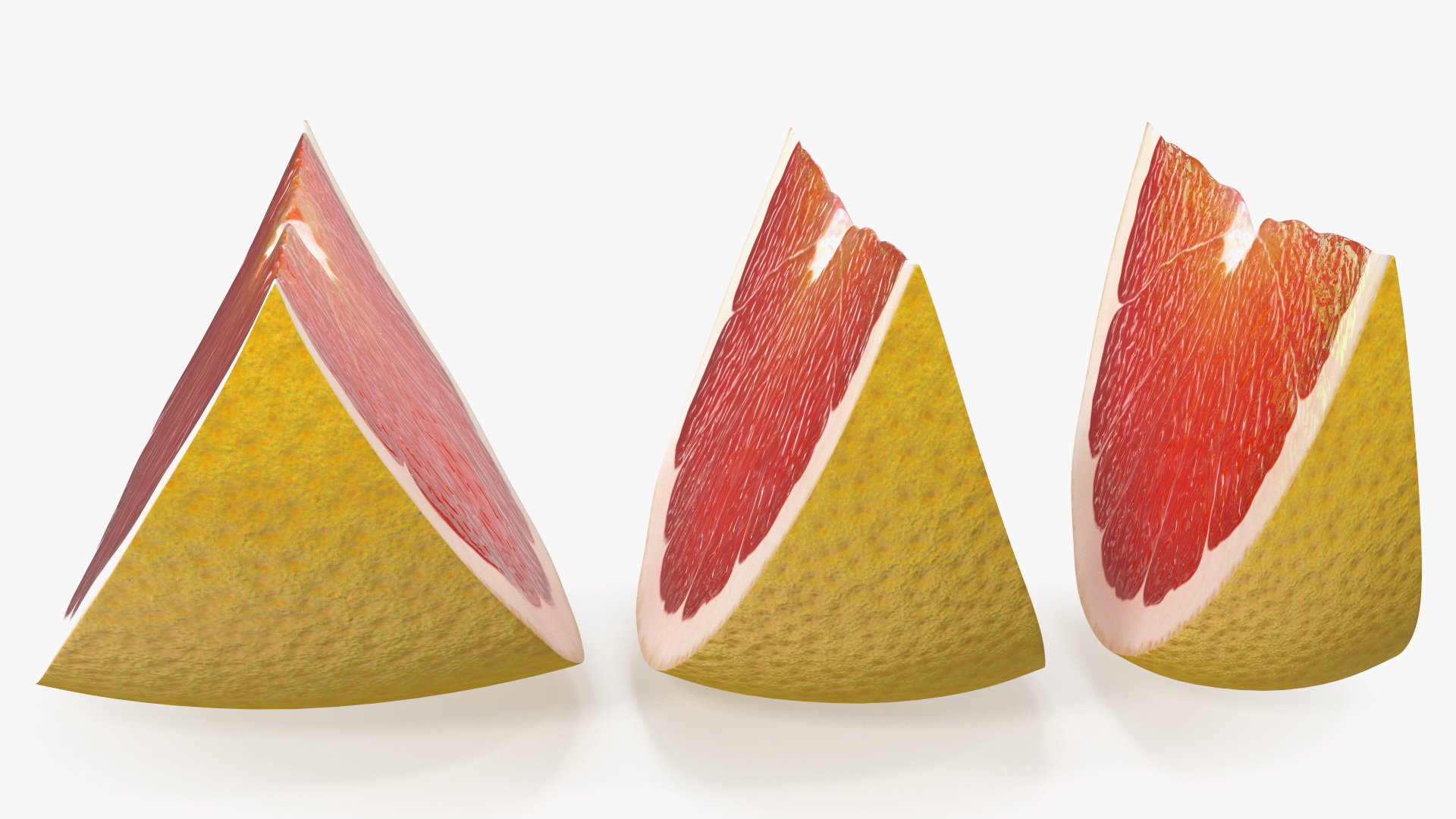 Sliced Grapefruit 3D