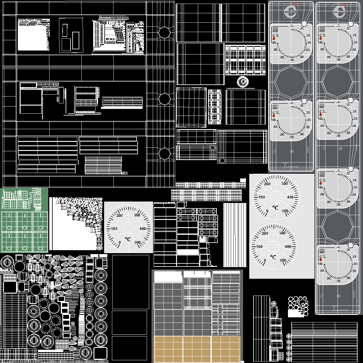 3D Restaurant Kitchen model