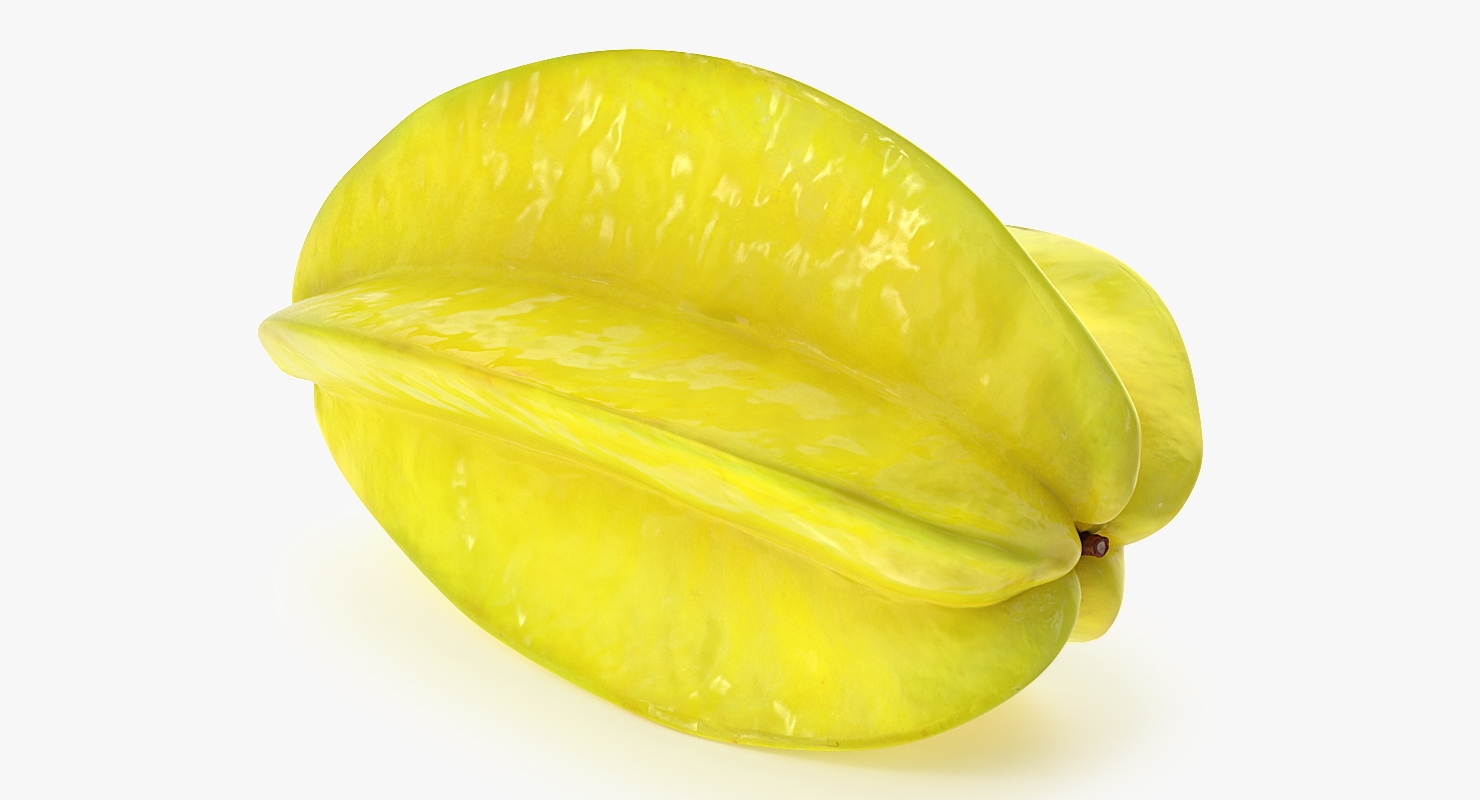 Star Fruit Or Carambola Fruit 3D model