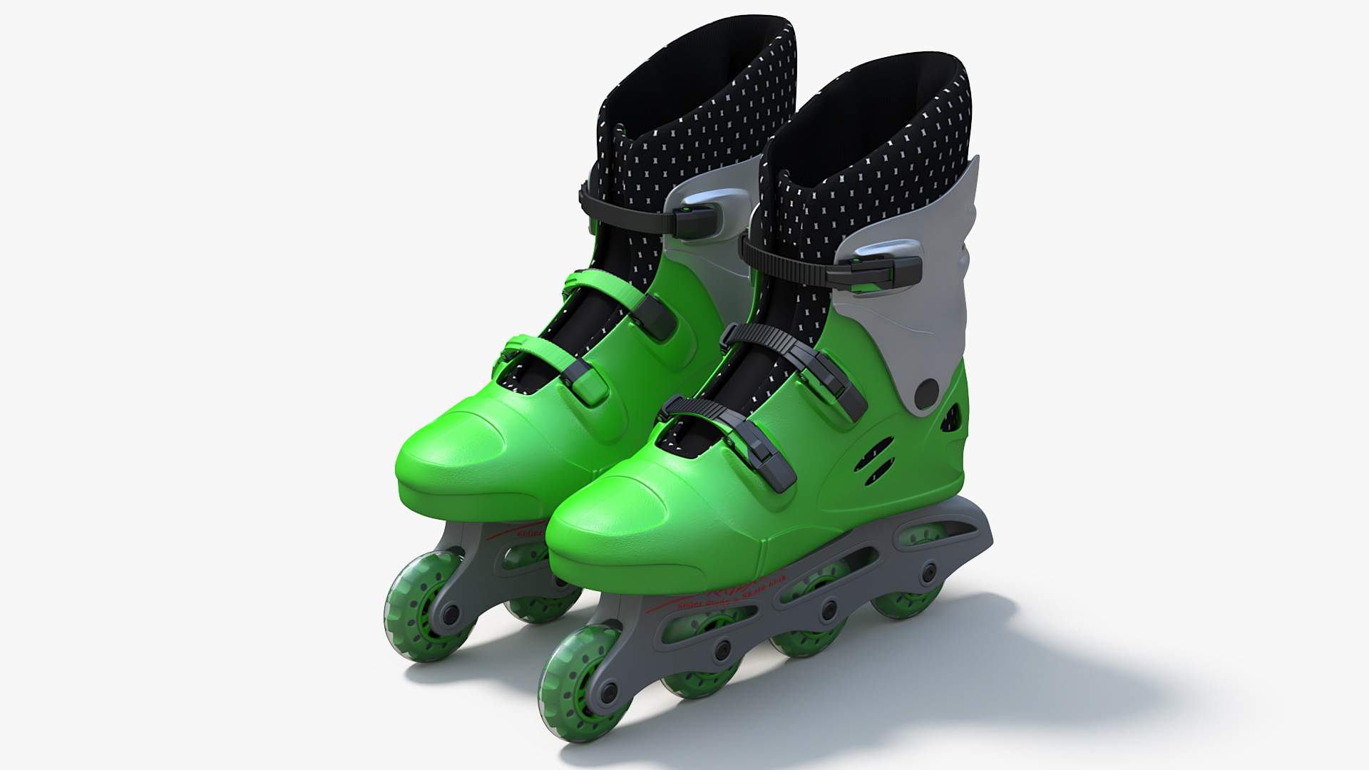 3D Inline Skates model