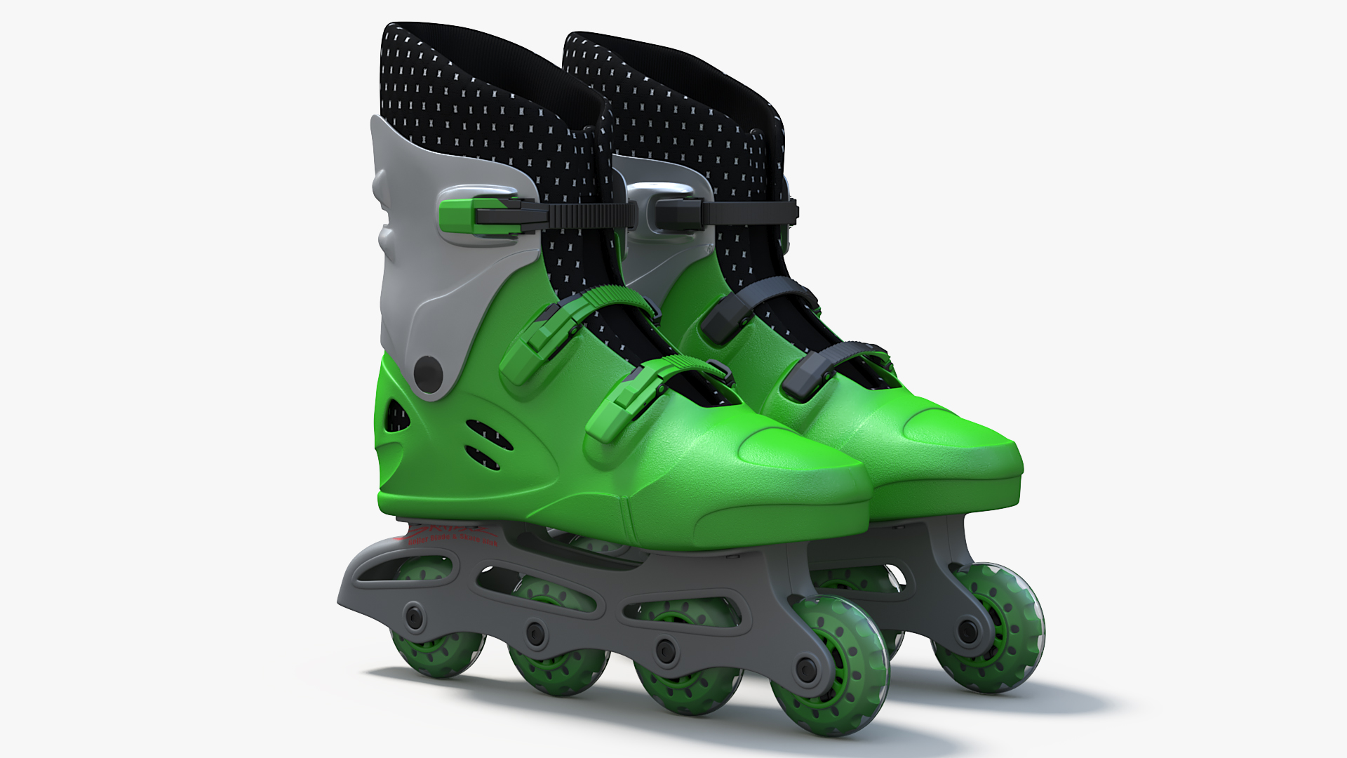 3D Inline Skates model