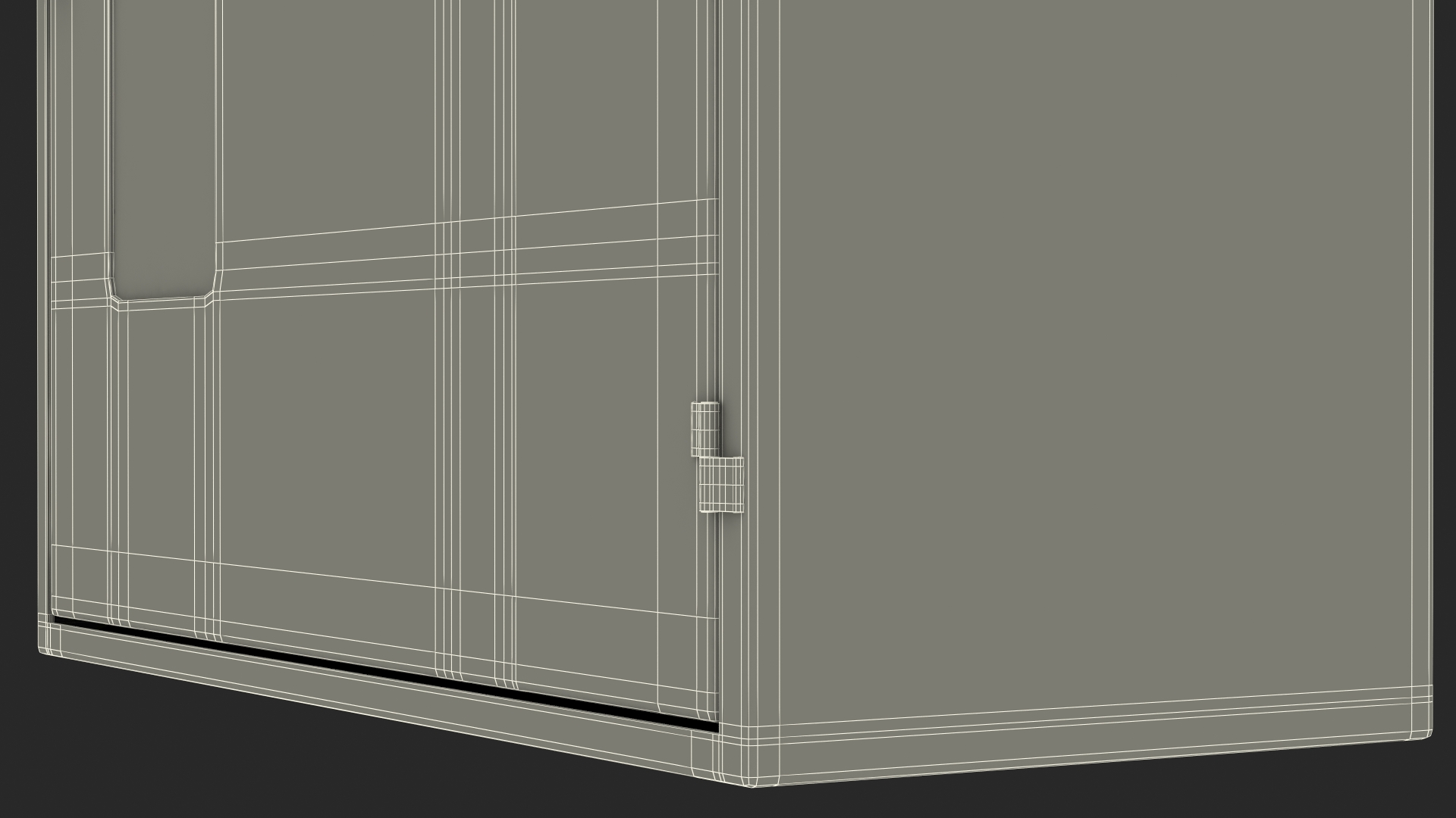 3D Fire Hose Reel Box model