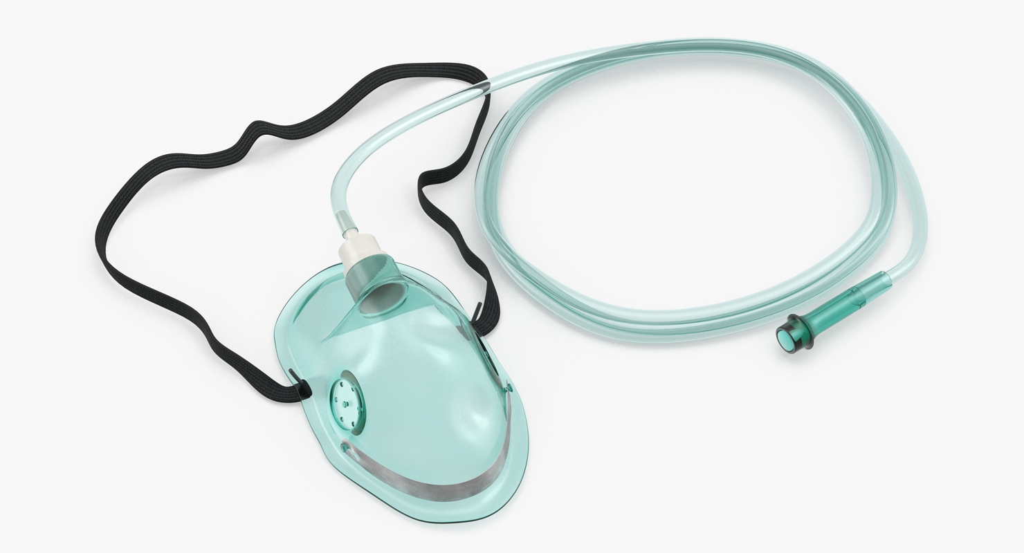 3D Pediatric Oxygen Mask with Tube