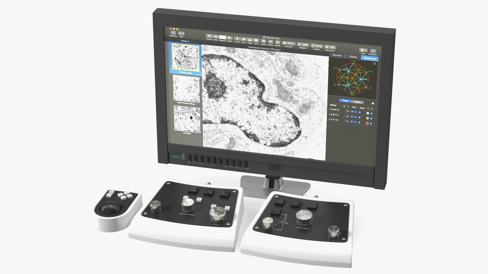 Generic Monitor with Control Panel 3D model