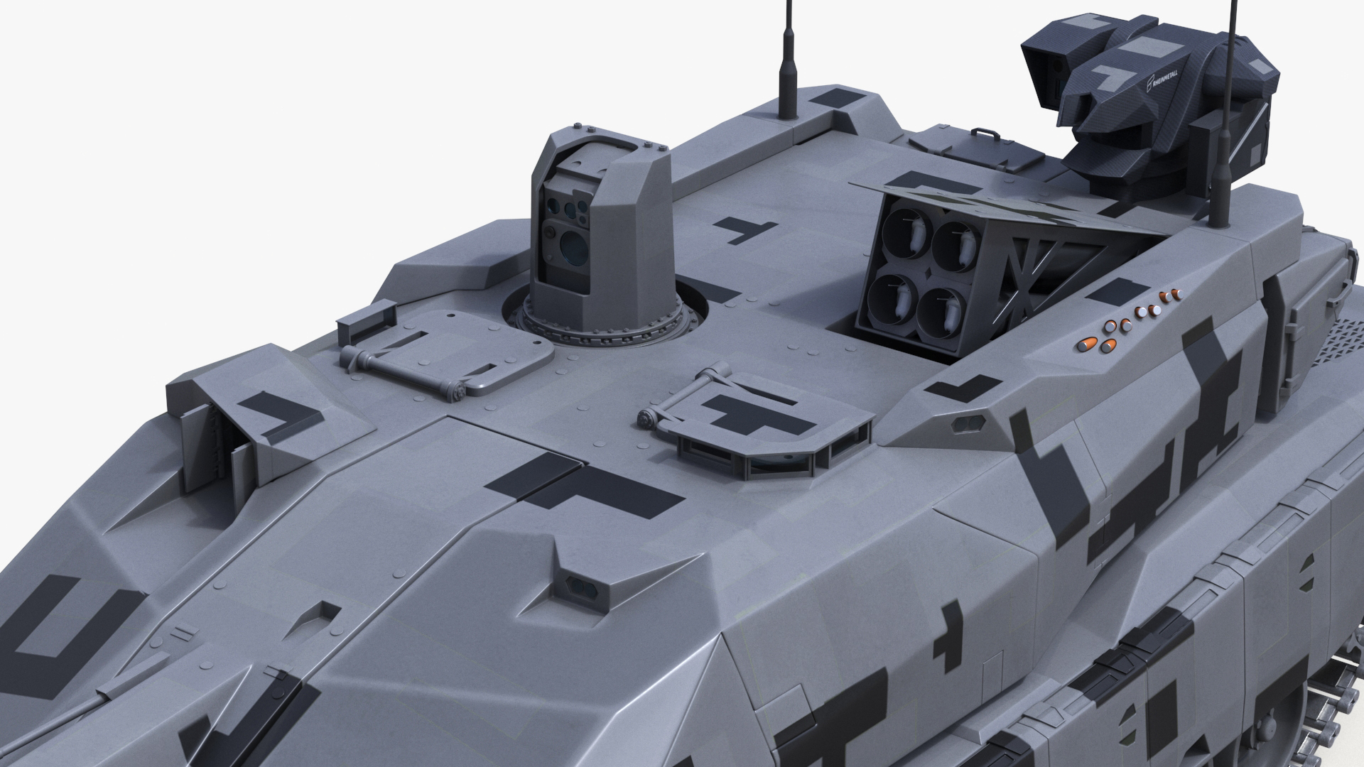 3D model KF 51 Panther Main Battle Tank