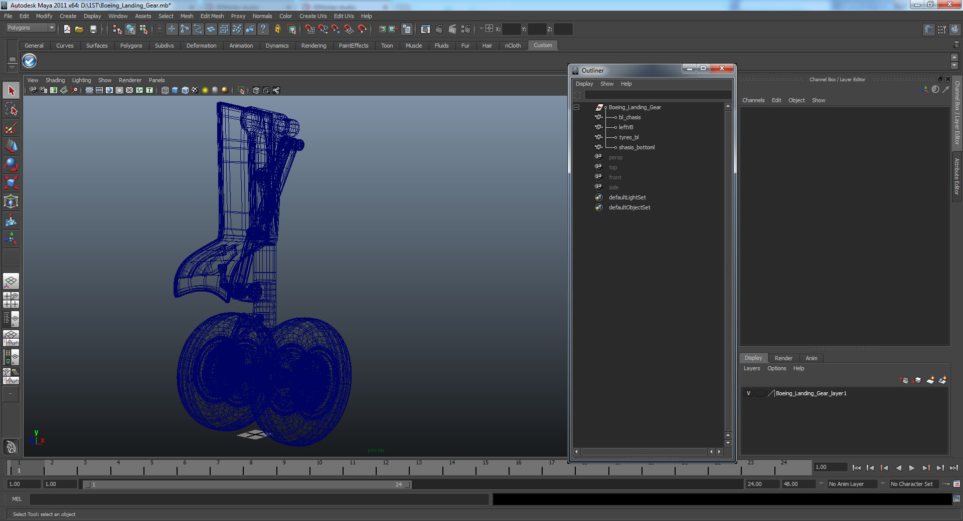 Boeing Landing Gear 3D model