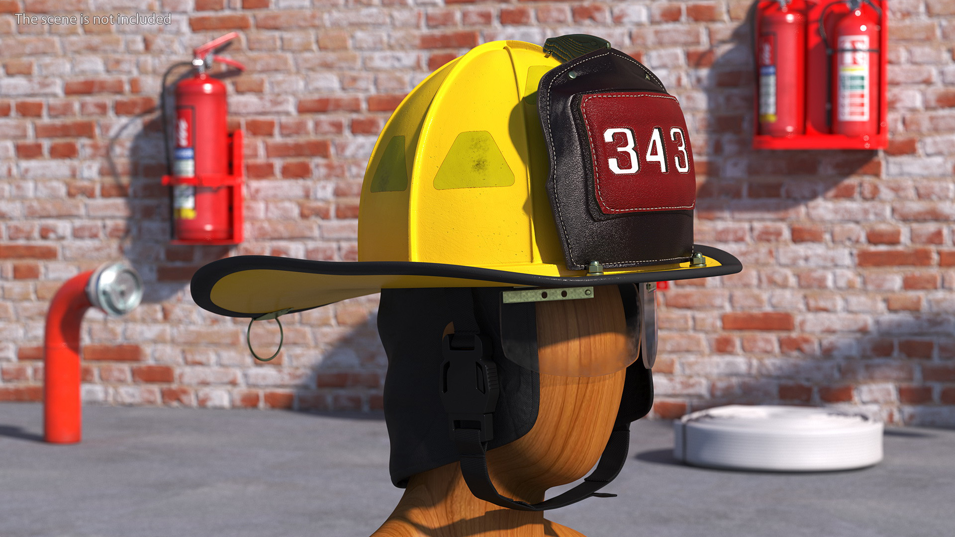 3D model Firefighter Safety Helmet