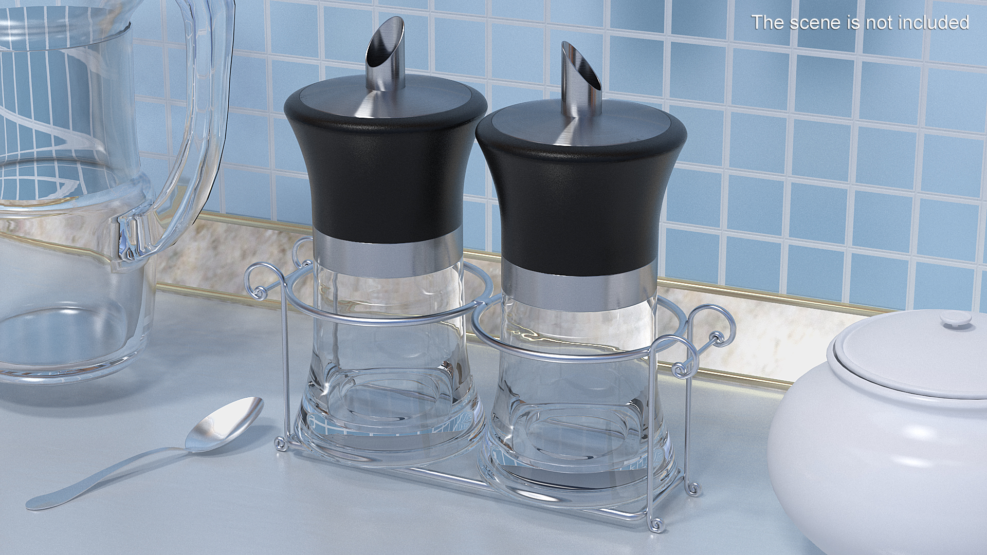 3D Glass Sugar Dispenser