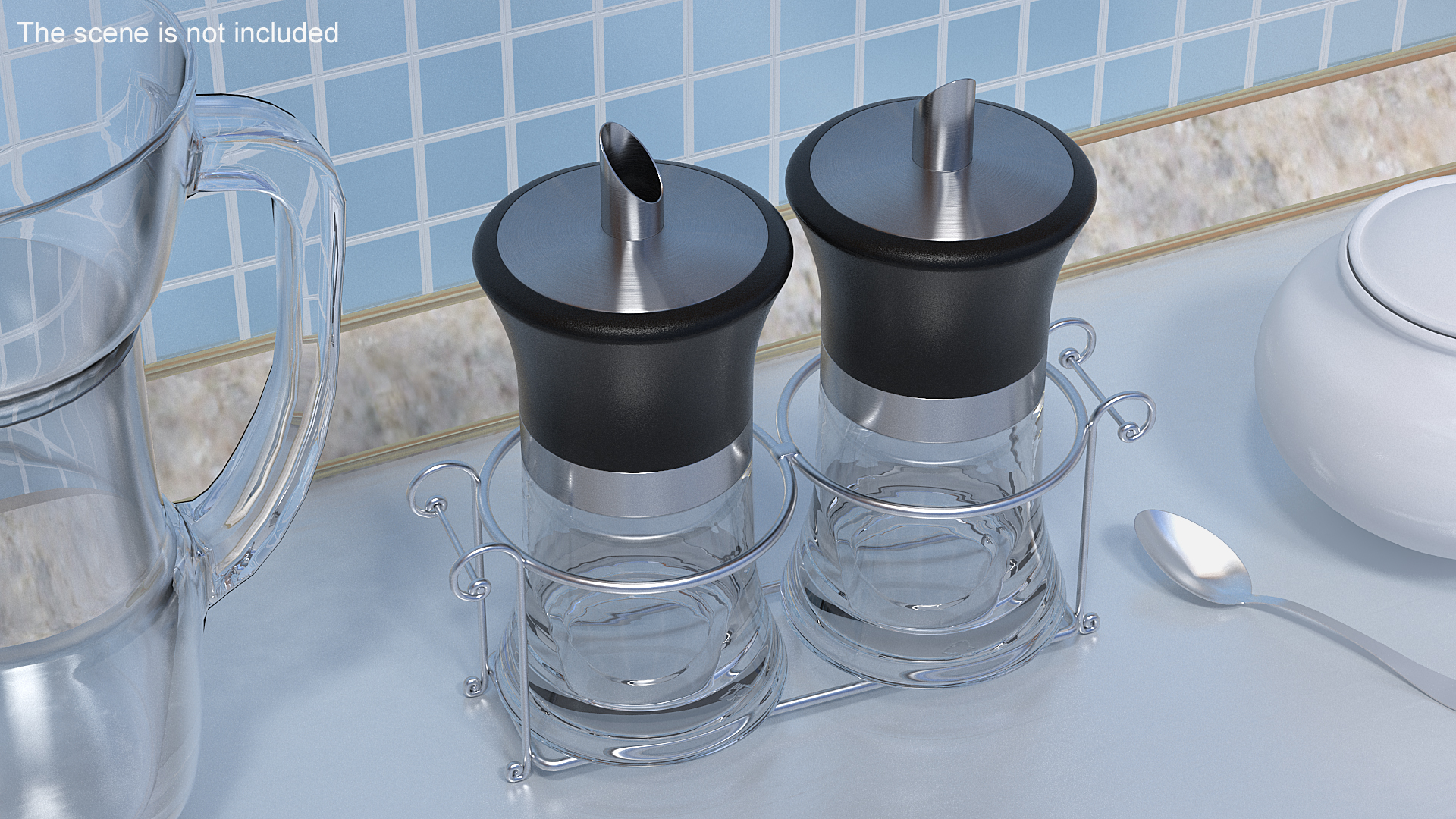 3D Glass Sugar Dispenser