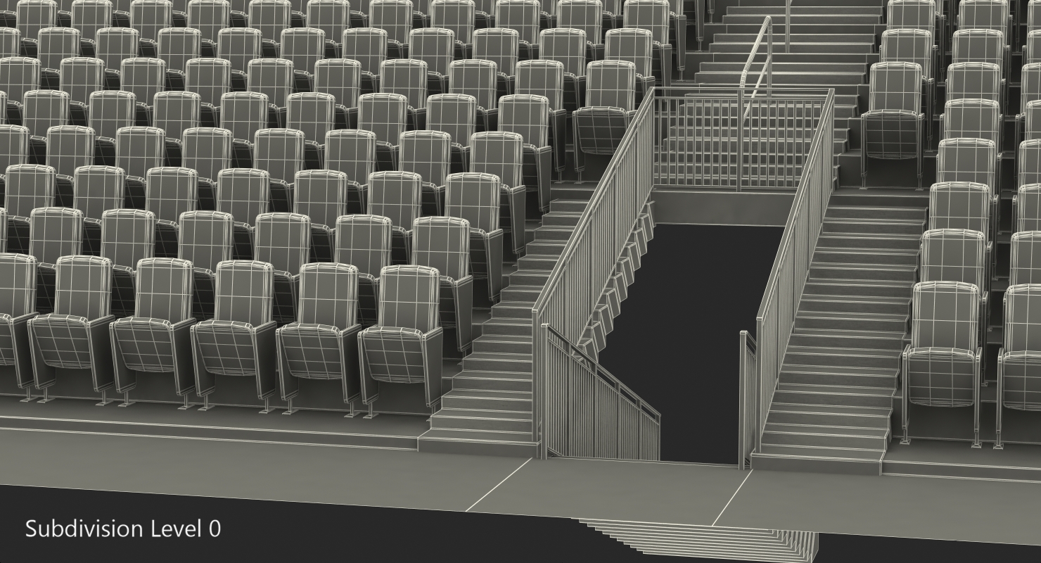 3D model Tribunes