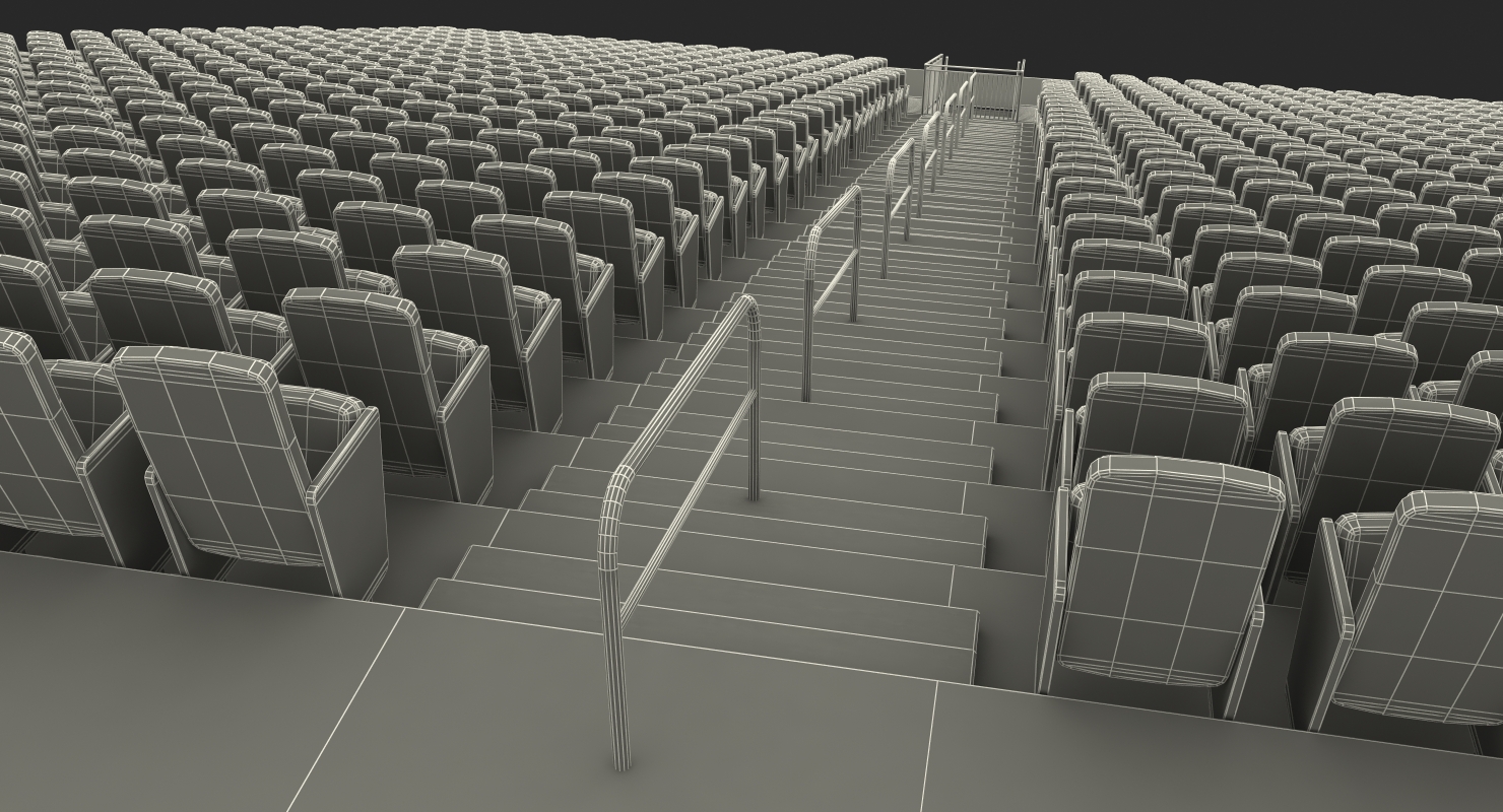 3D model Tribunes