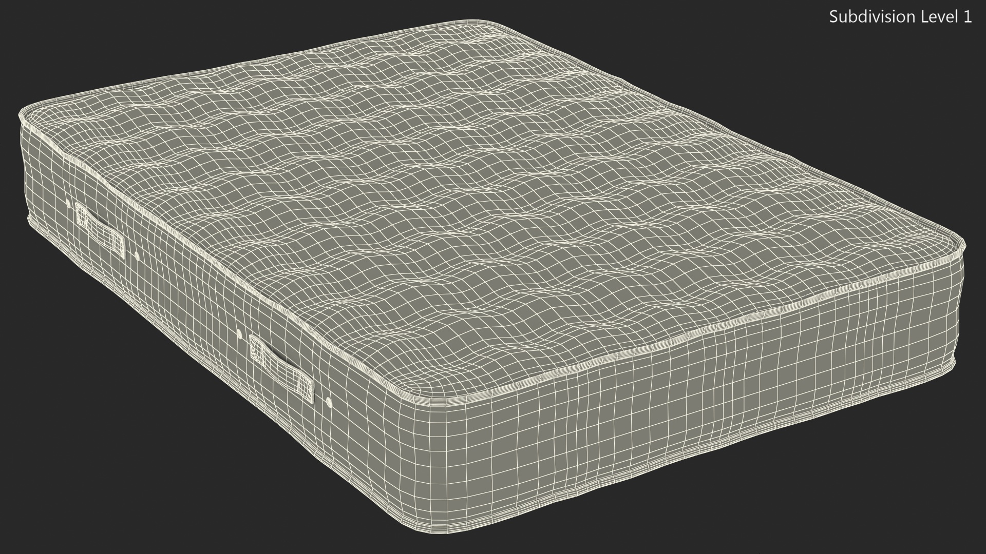 Double Size Sleeping Mattress 3D model