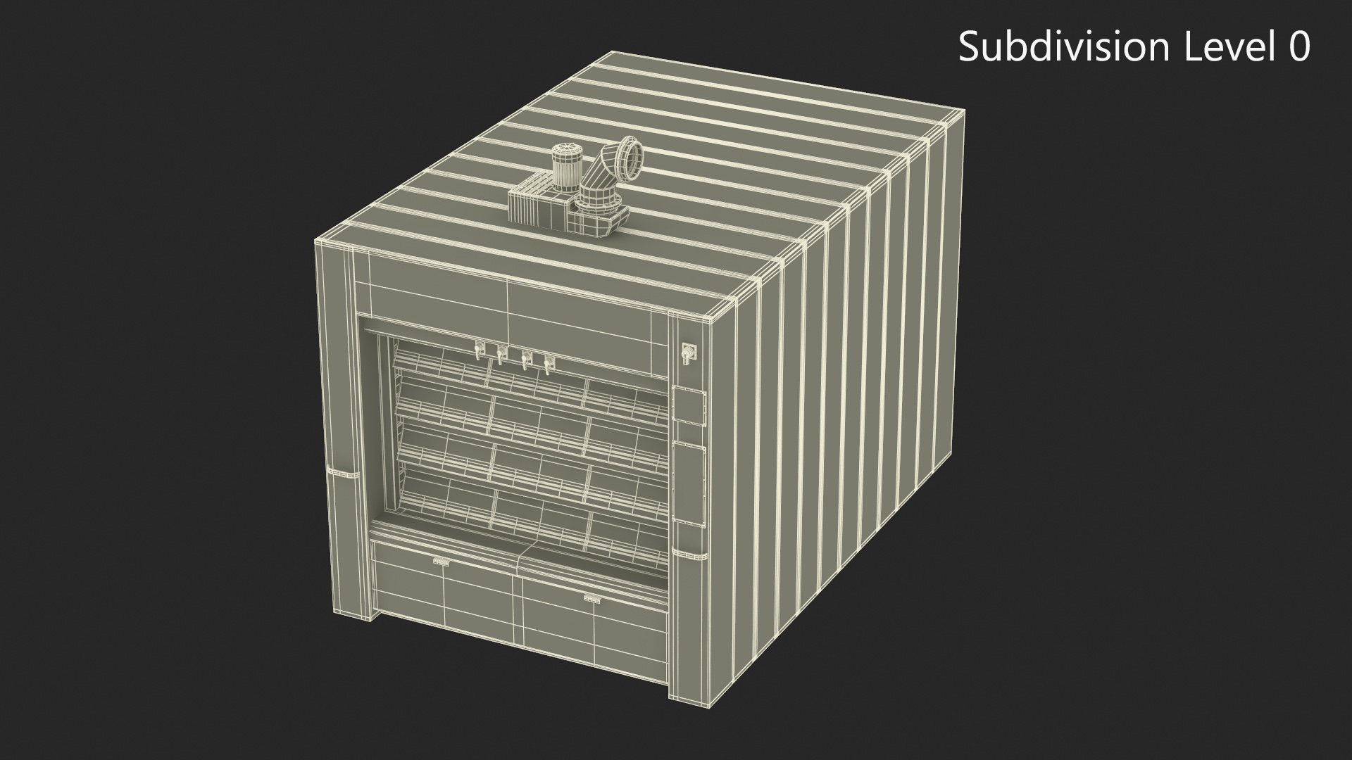 Steam Deck Oven Mondial Forni with Buns 3D model