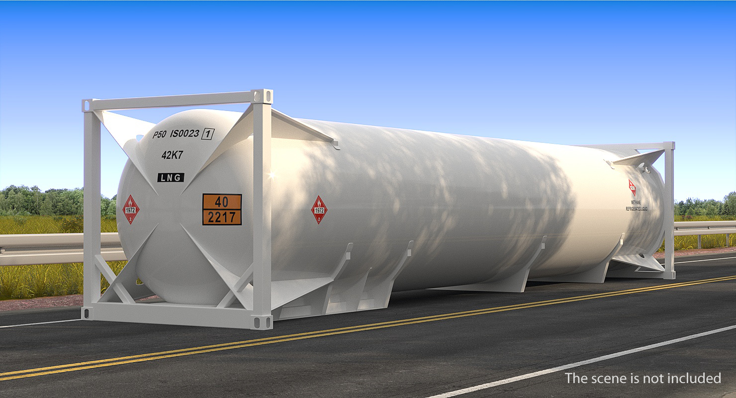 3D Liquefied Gas Tank model