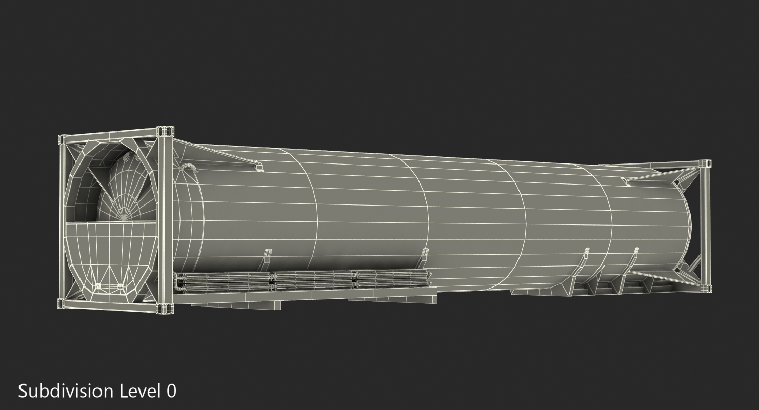 3D Liquefied Gas Tank model