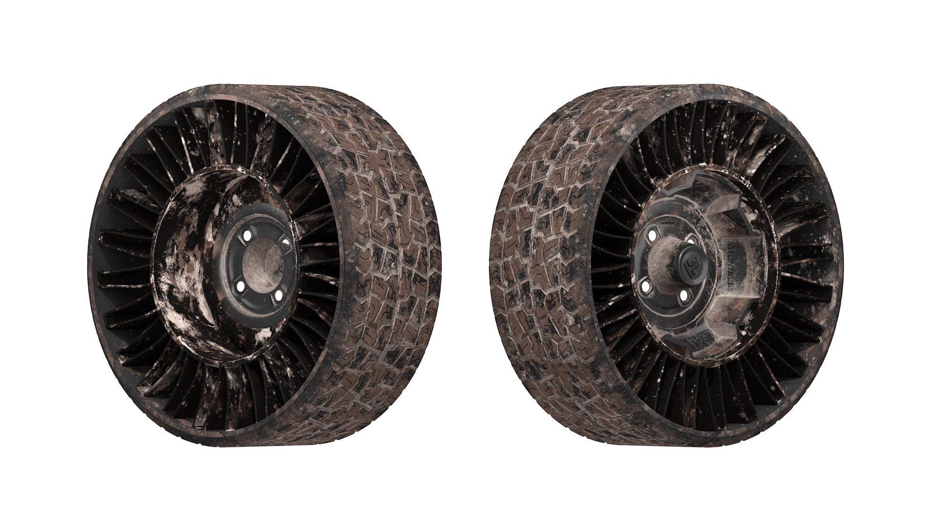 3D Dirty Airless Tire for Golf Cart MICHELIN