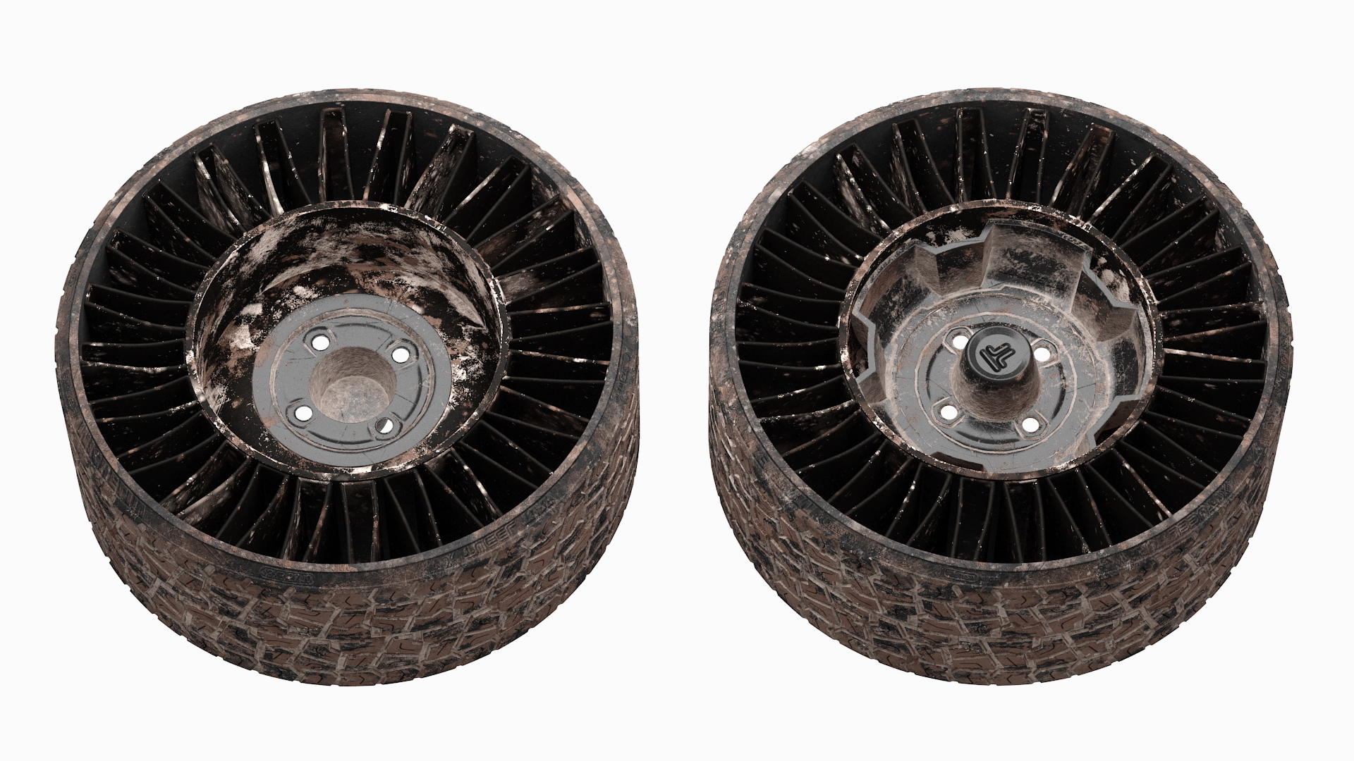 3D Dirty Airless Tire for Golf Cart MICHELIN