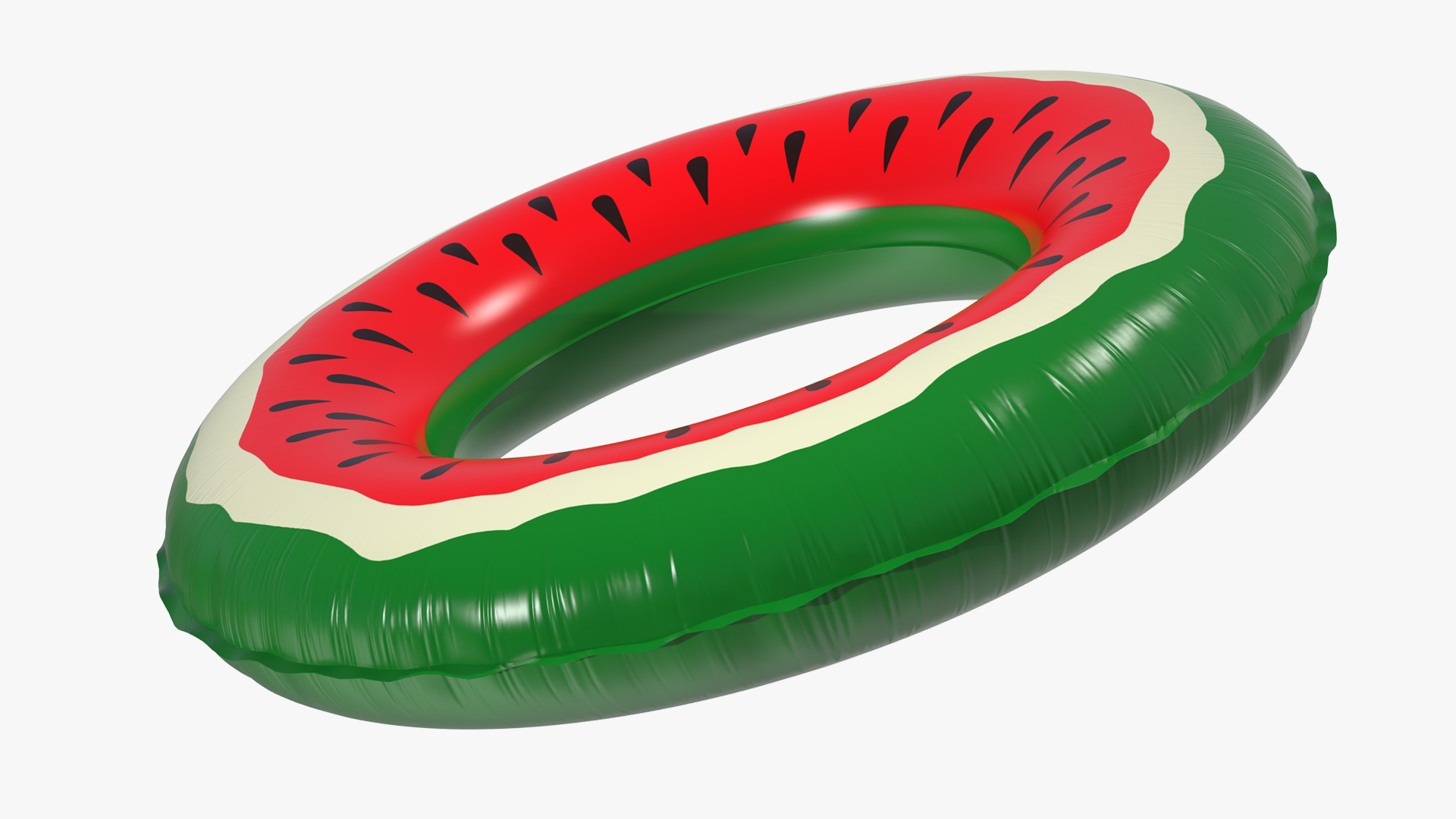 3D Inflatable Pool Ring Watermelon