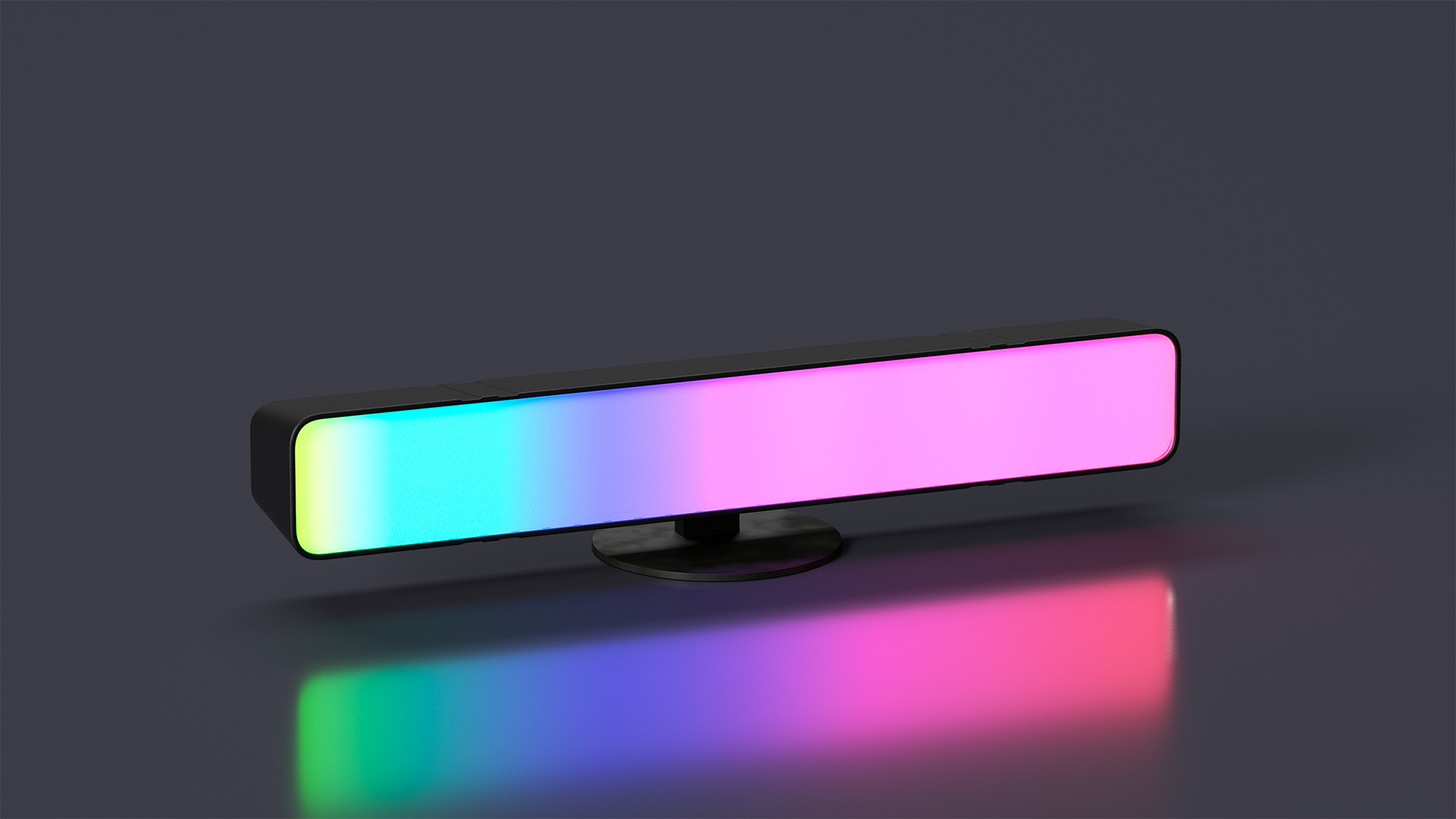 Horizontal Dynamic RGB Light Bar 3D