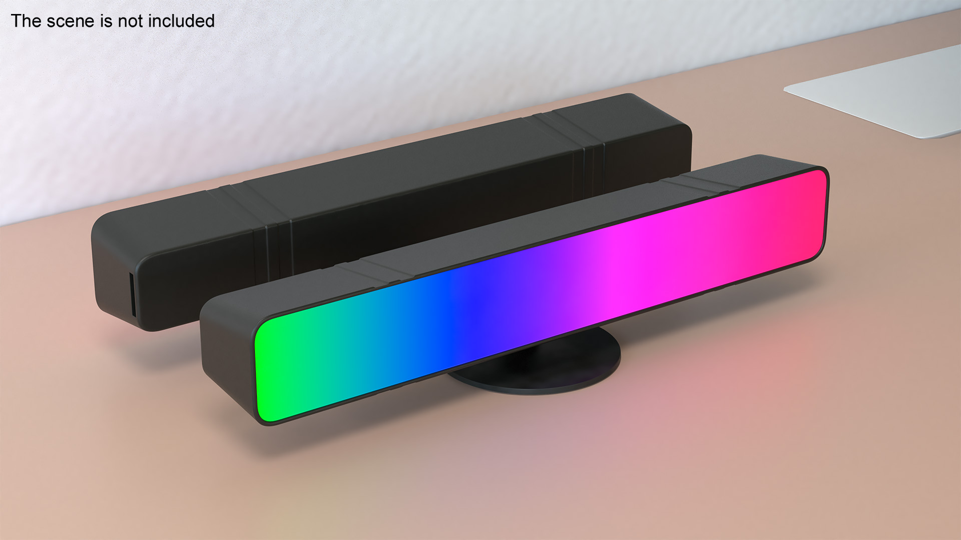 Horizontal Dynamic RGB Light Bar 3D