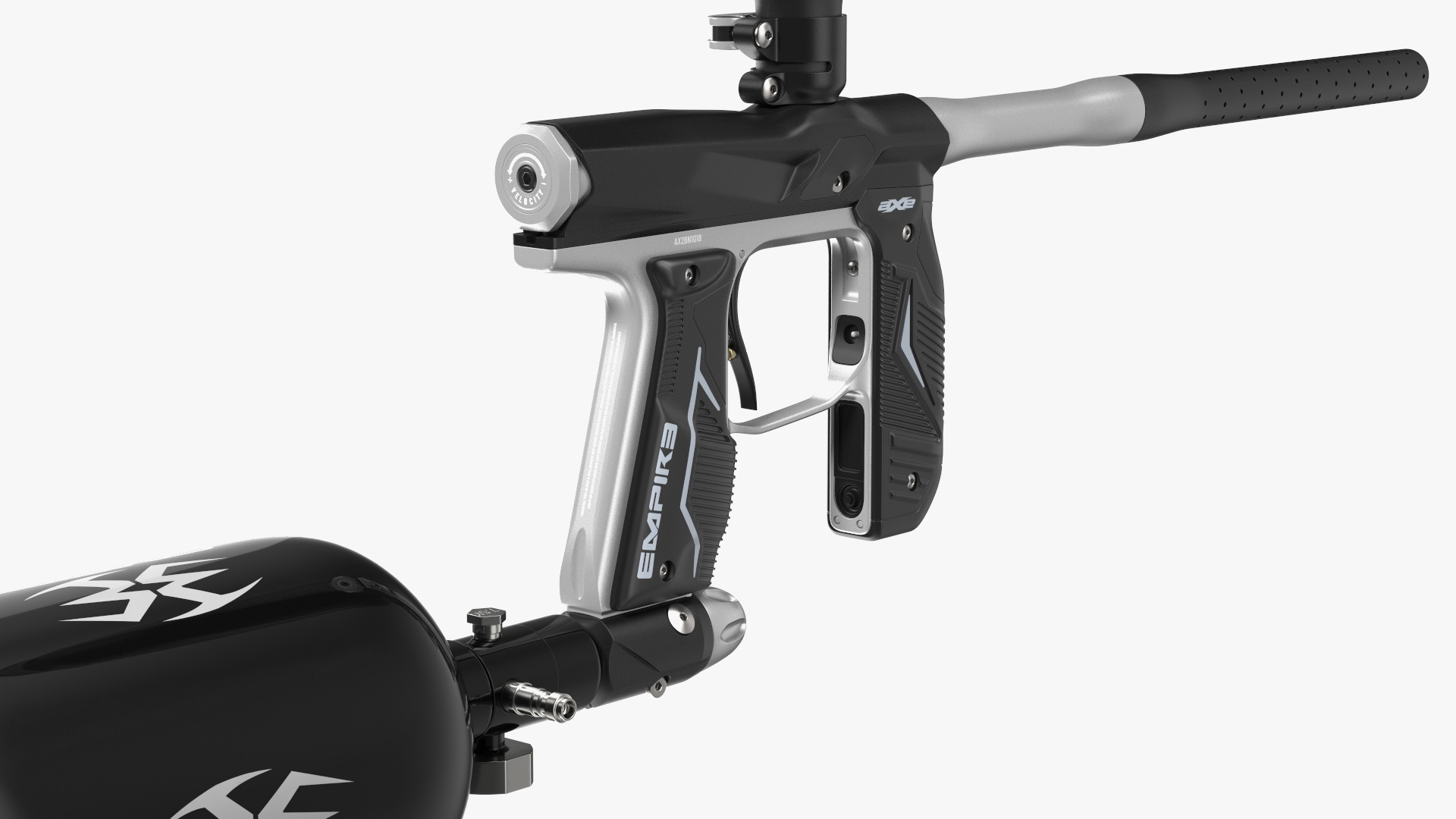 3D model New Empire Axe Paintball Gun Package Kit