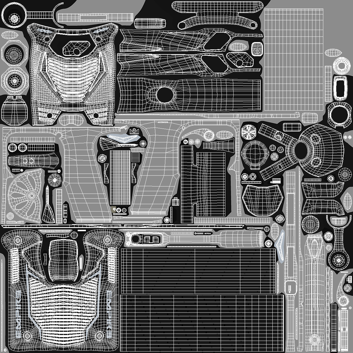 3D model New Empire Axe Paintball Gun Package Kit