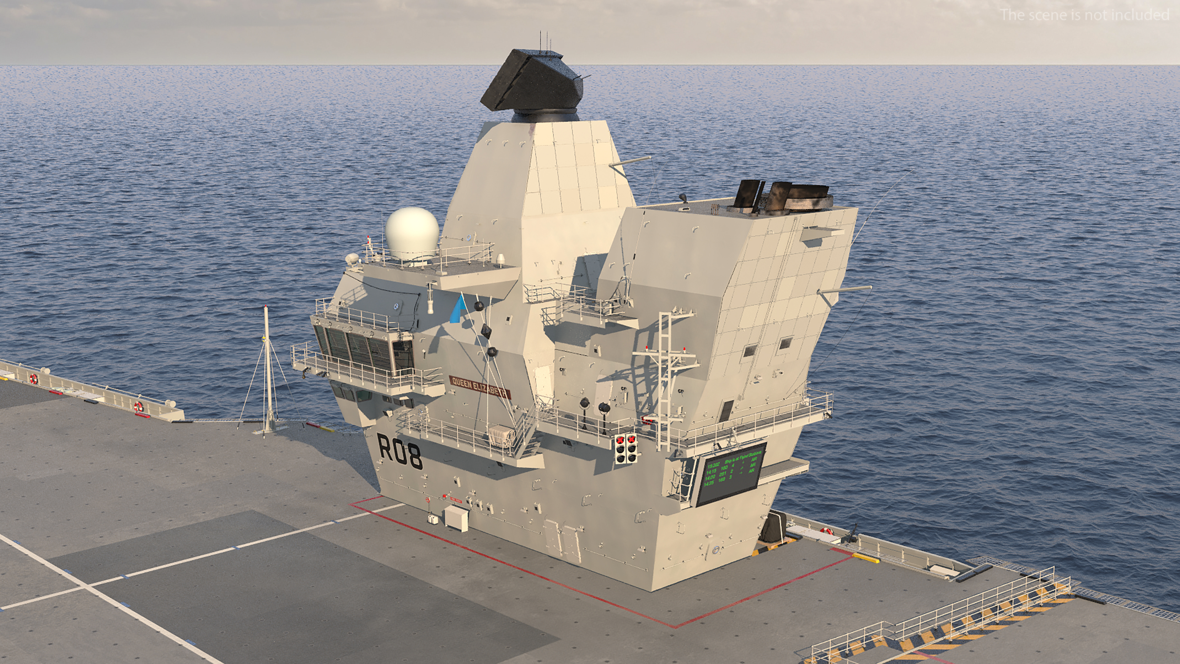 3D model Armed HMS Queen Elizabeth