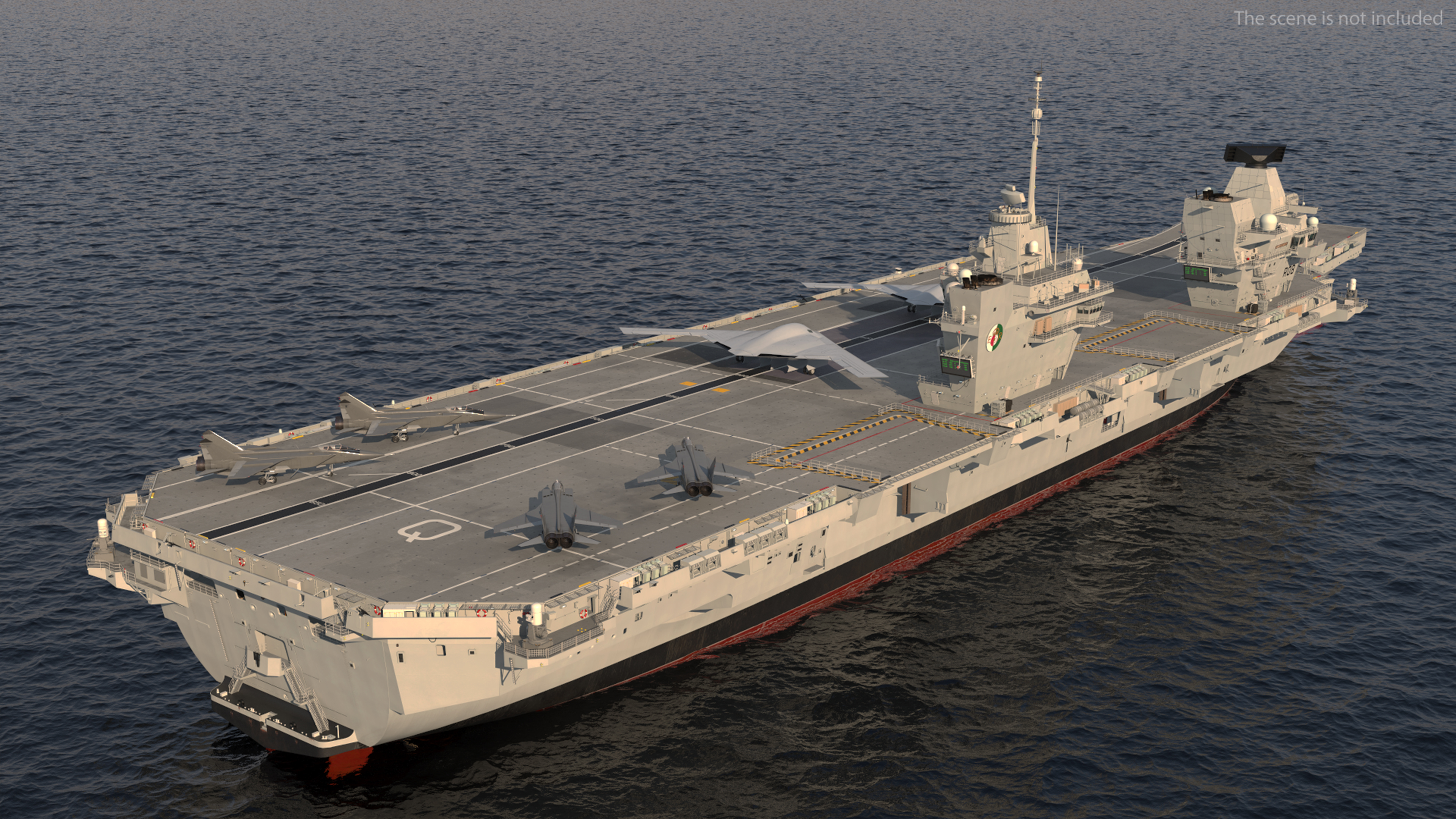 3D model Armed HMS Queen Elizabeth