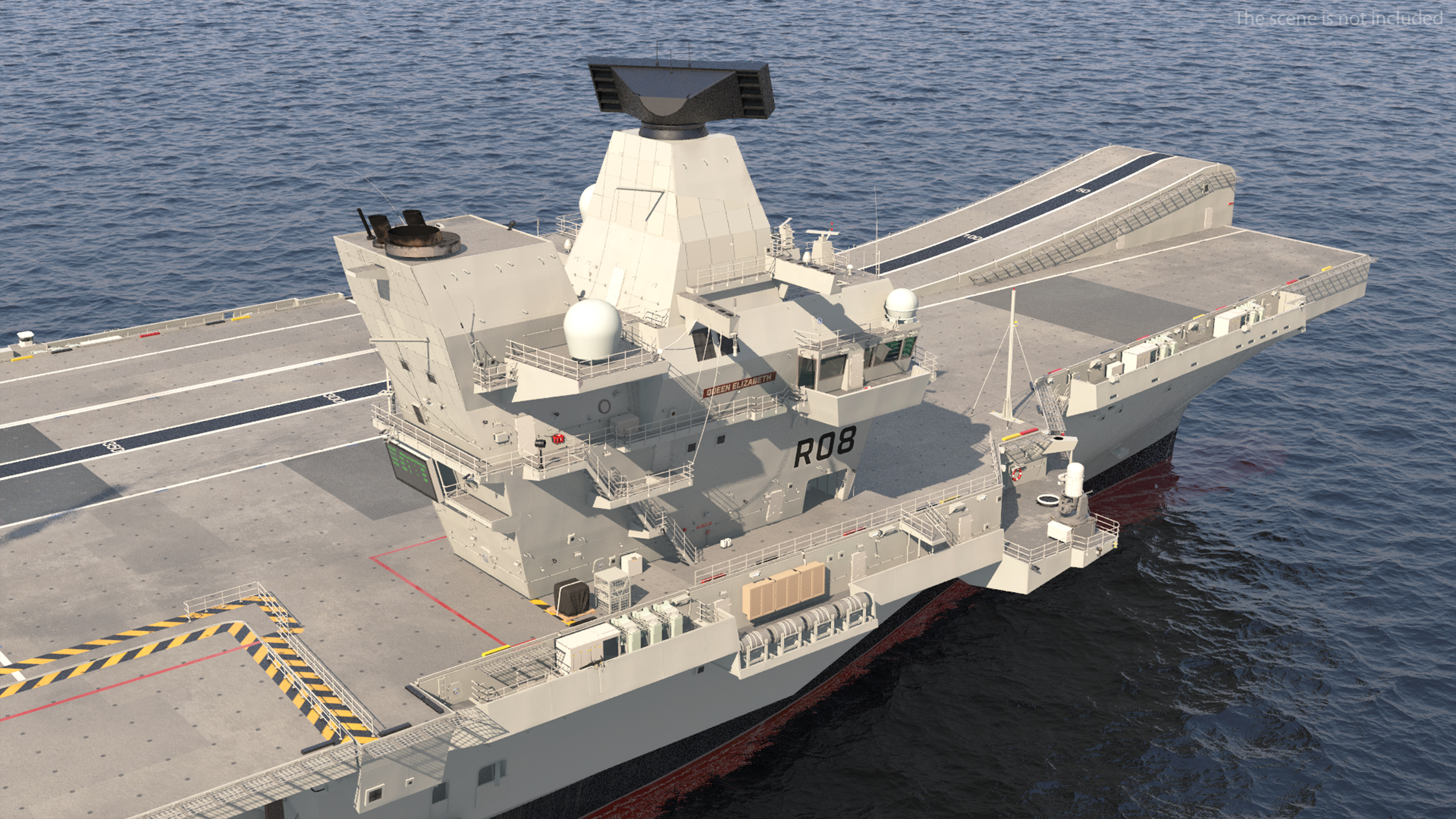 3D model Armed HMS Queen Elizabeth