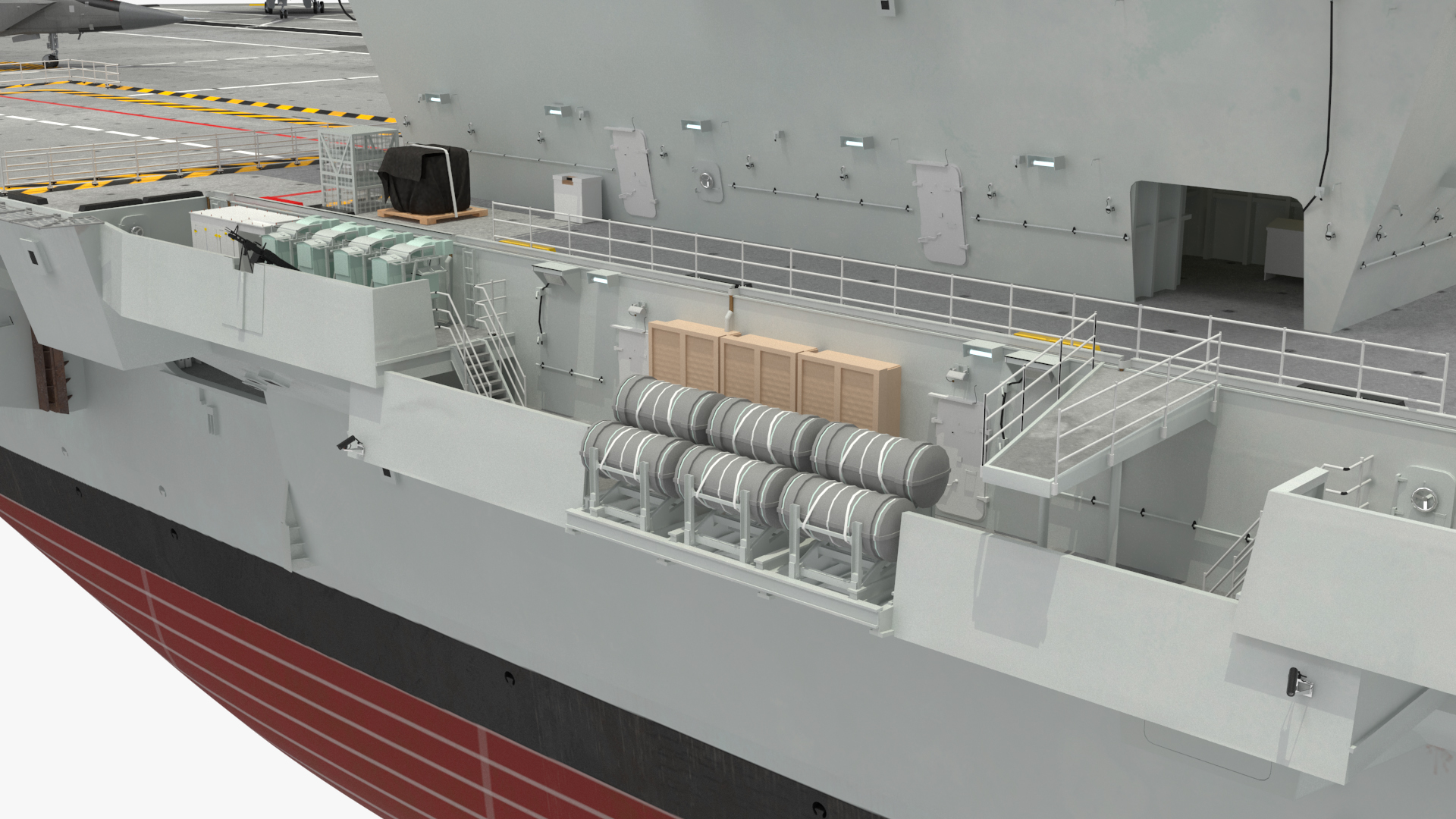 3D model Armed HMS Queen Elizabeth