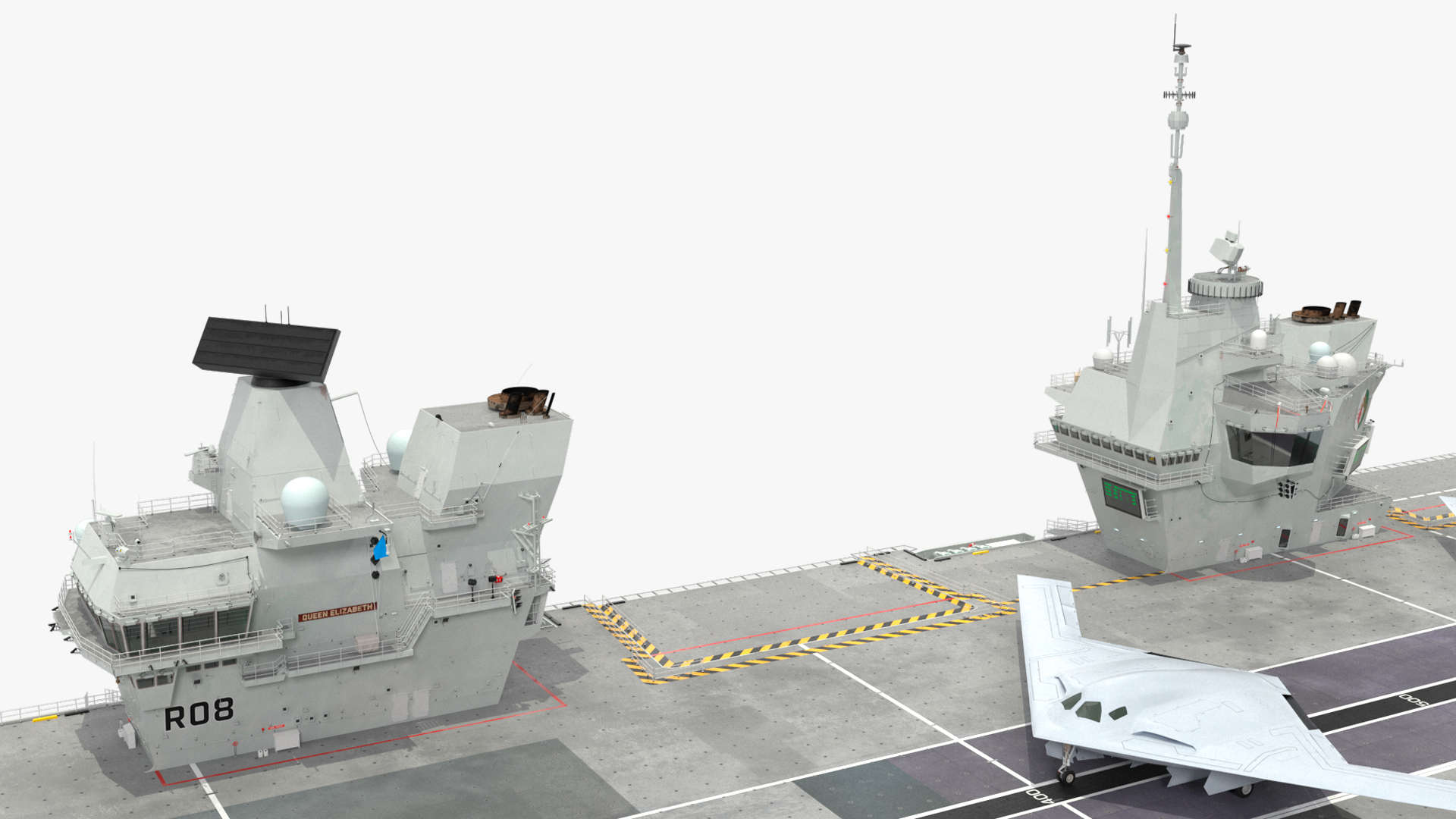 3D model Armed HMS Queen Elizabeth