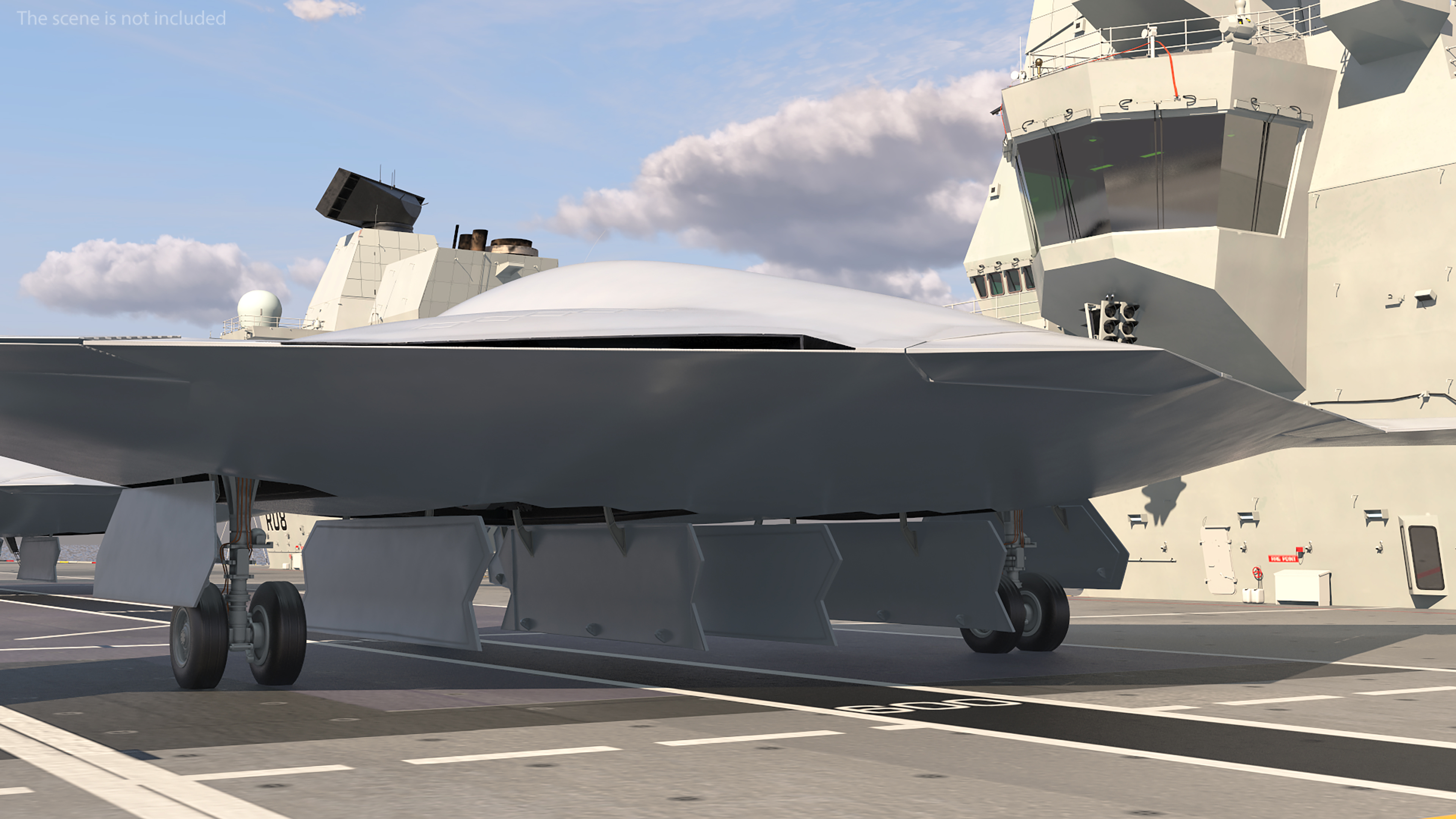 3D model Armed HMS Queen Elizabeth