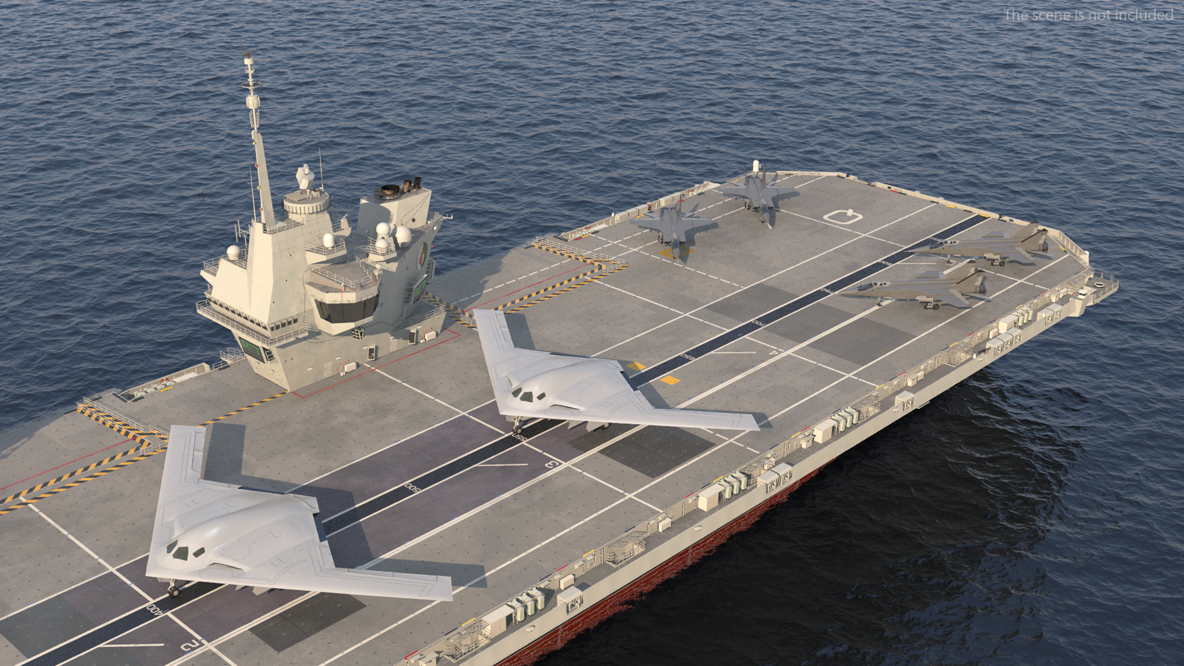 3D model Armed HMS Queen Elizabeth