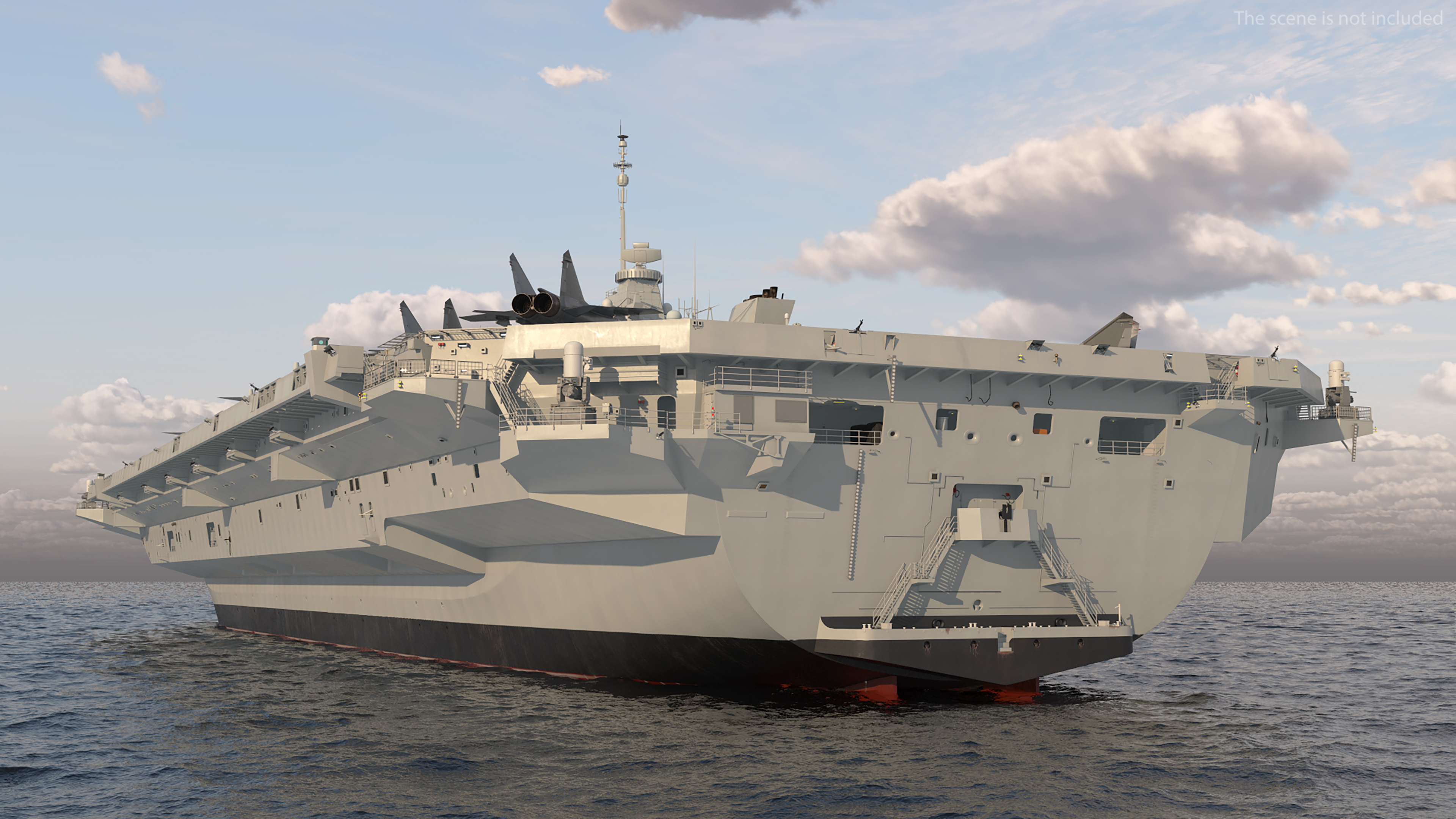 3D model Armed HMS Queen Elizabeth