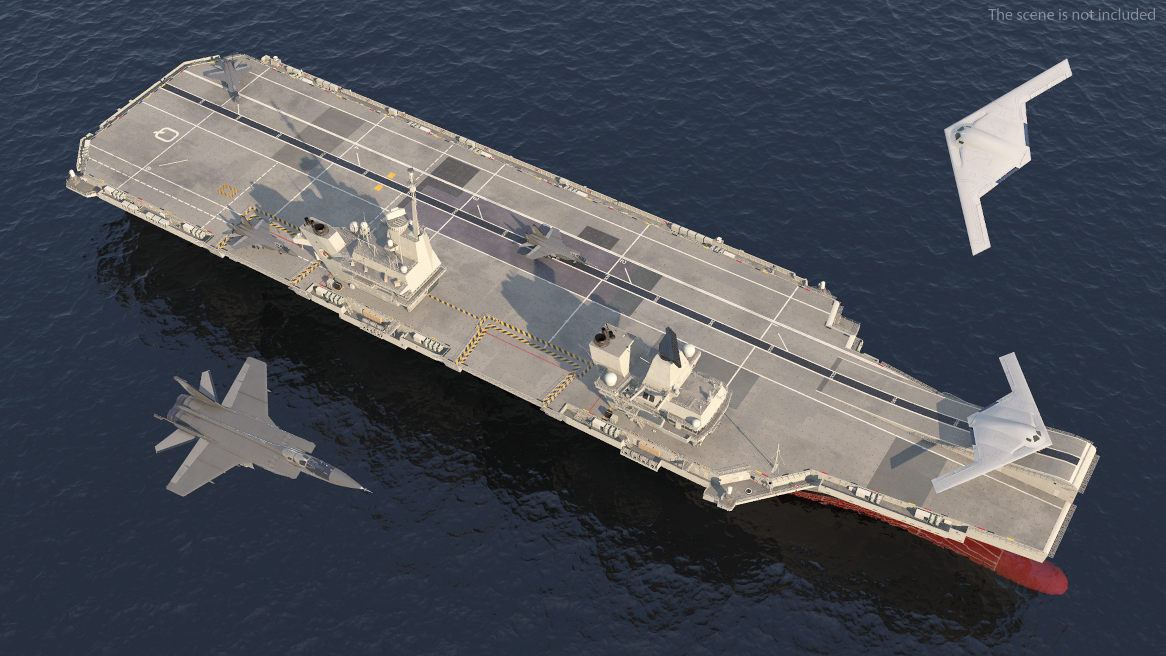 3D model Armed HMS Queen Elizabeth