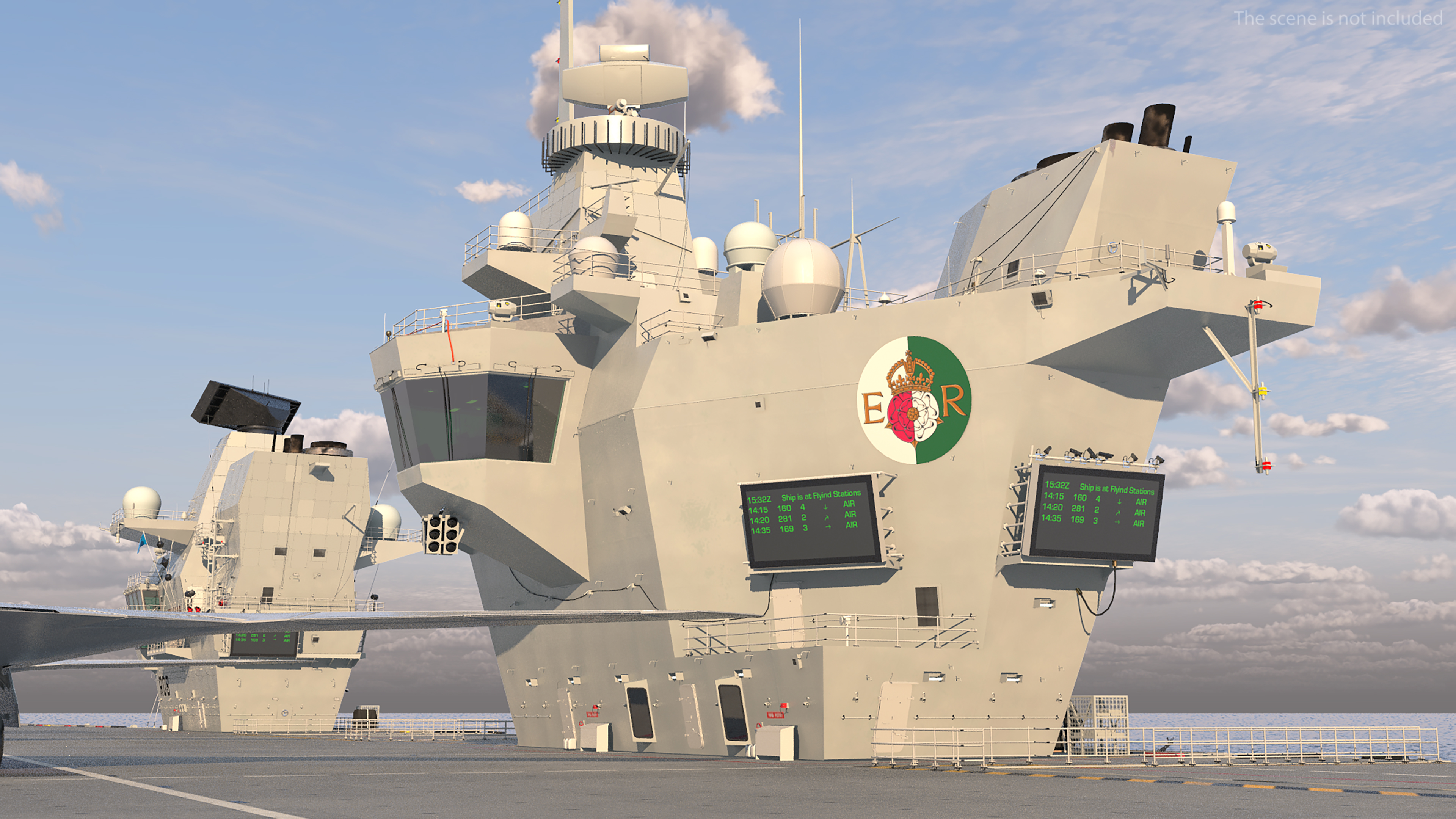 3D model Armed HMS Queen Elizabeth