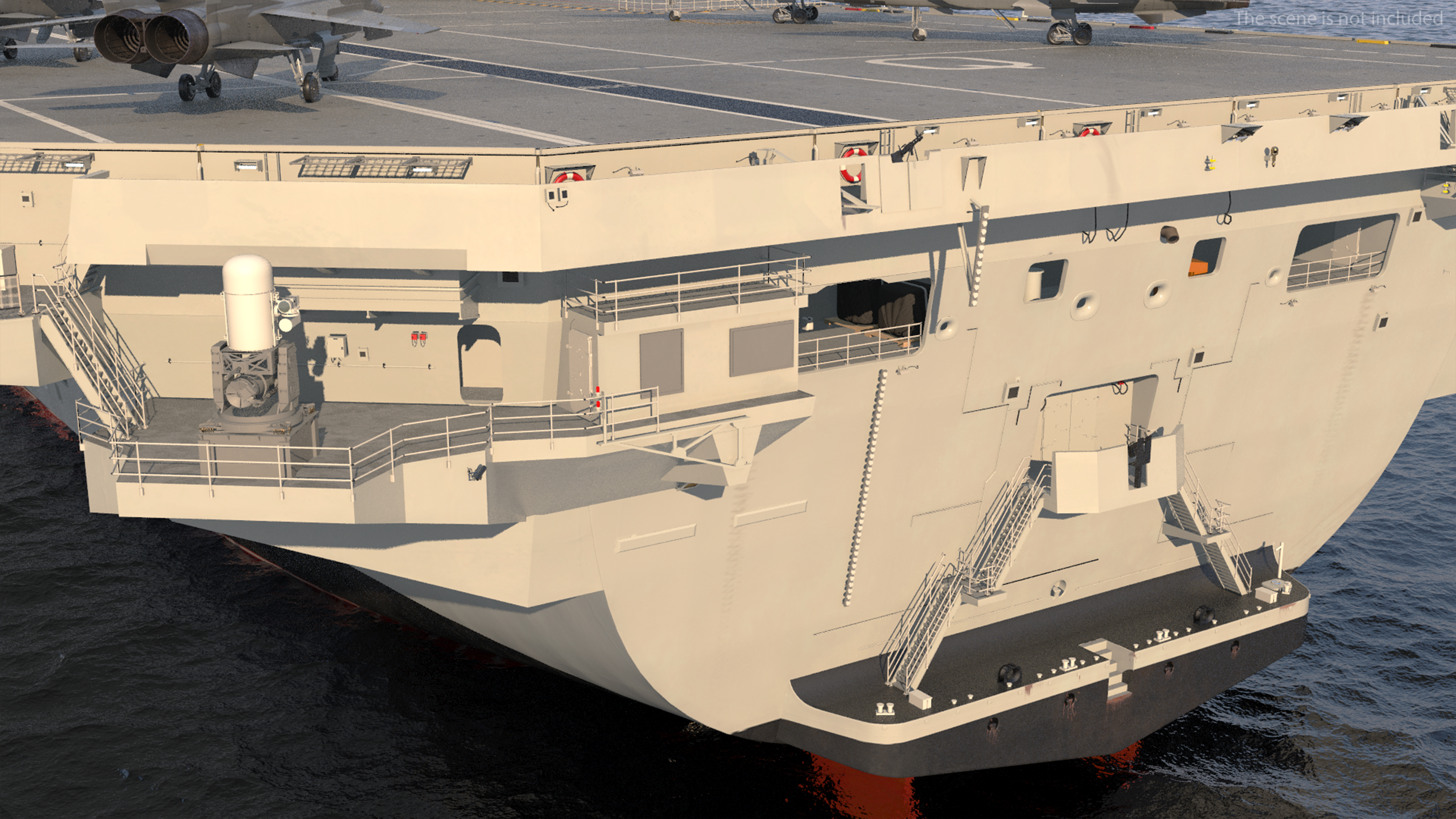 3D model Armed HMS Queen Elizabeth