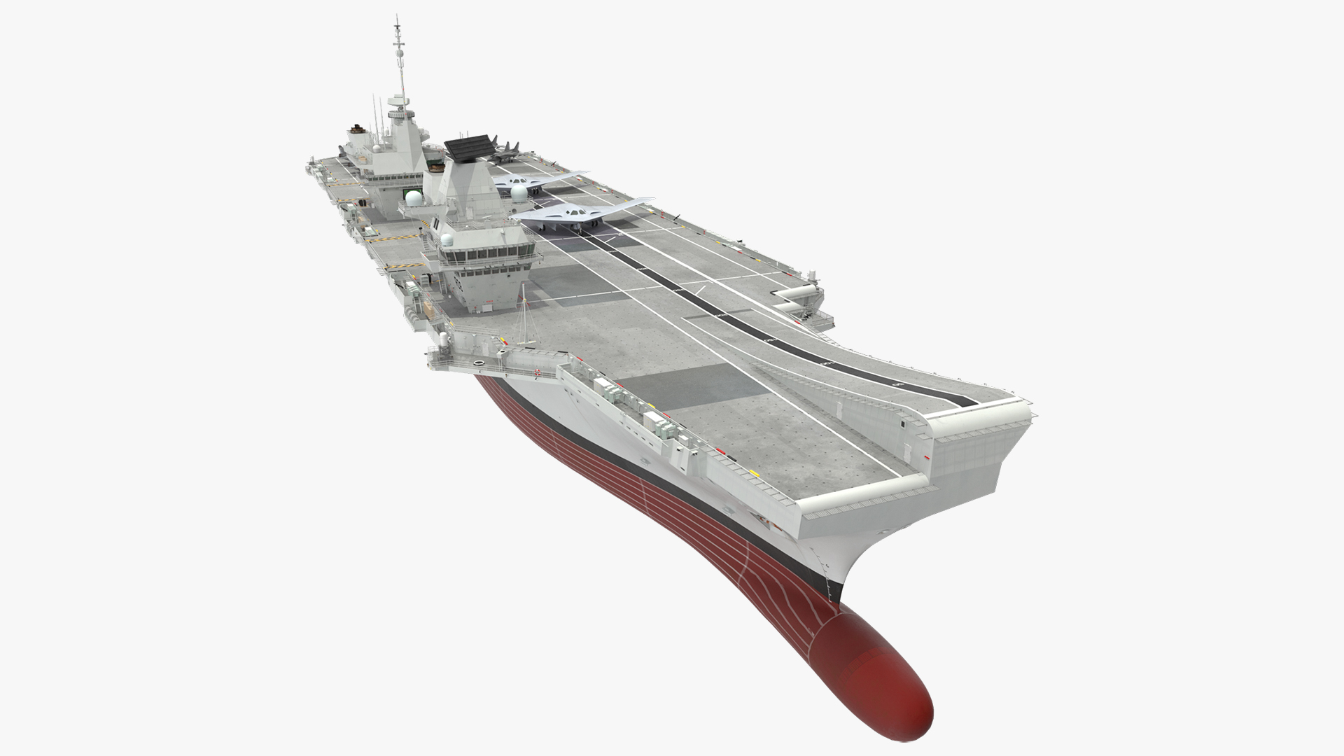 3D model Armed HMS Queen Elizabeth