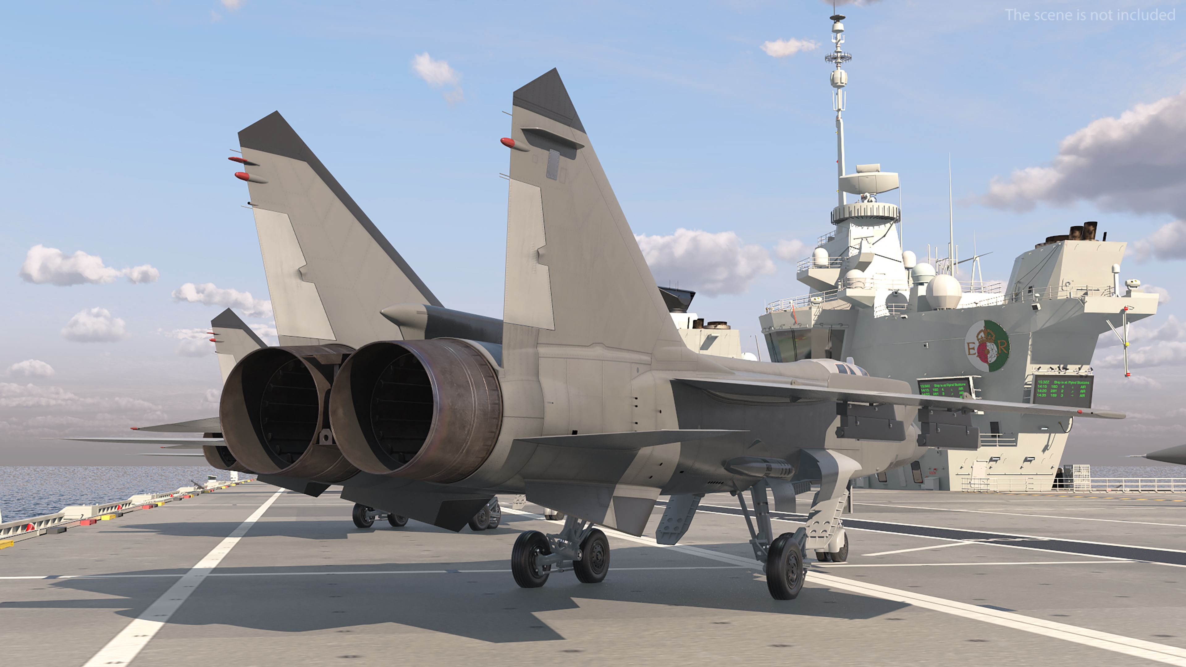 3D model Armed HMS Queen Elizabeth