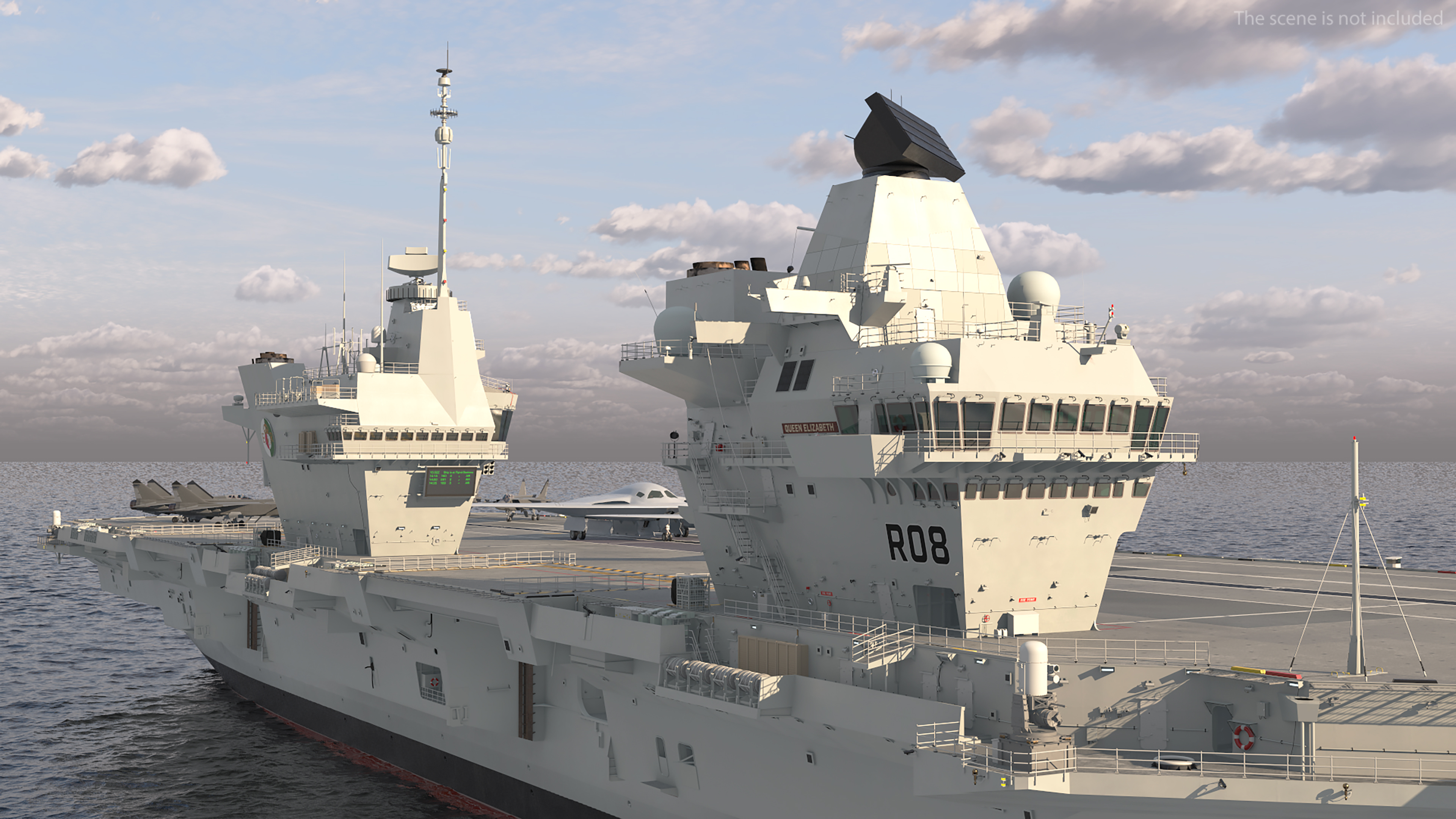 3D model Armed HMS Queen Elizabeth