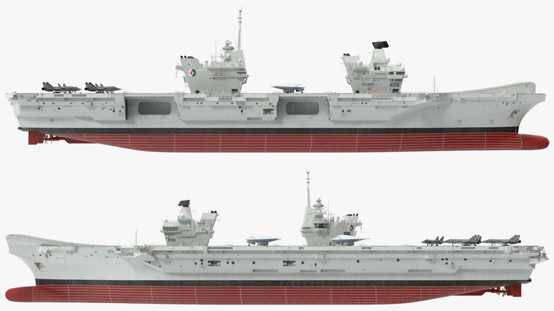 3D model Armed HMS Queen Elizabeth