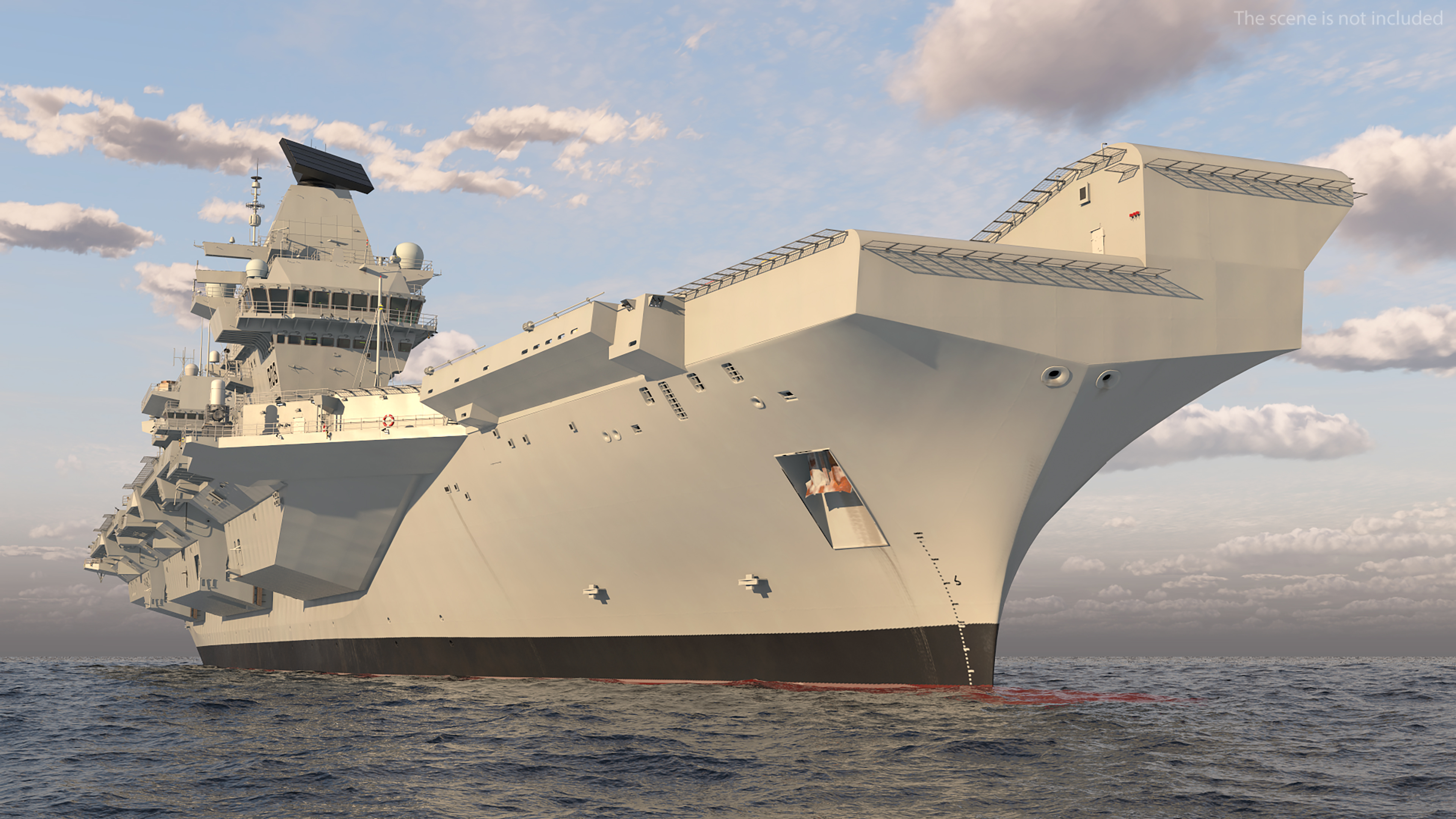 3D model Armed HMS Queen Elizabeth