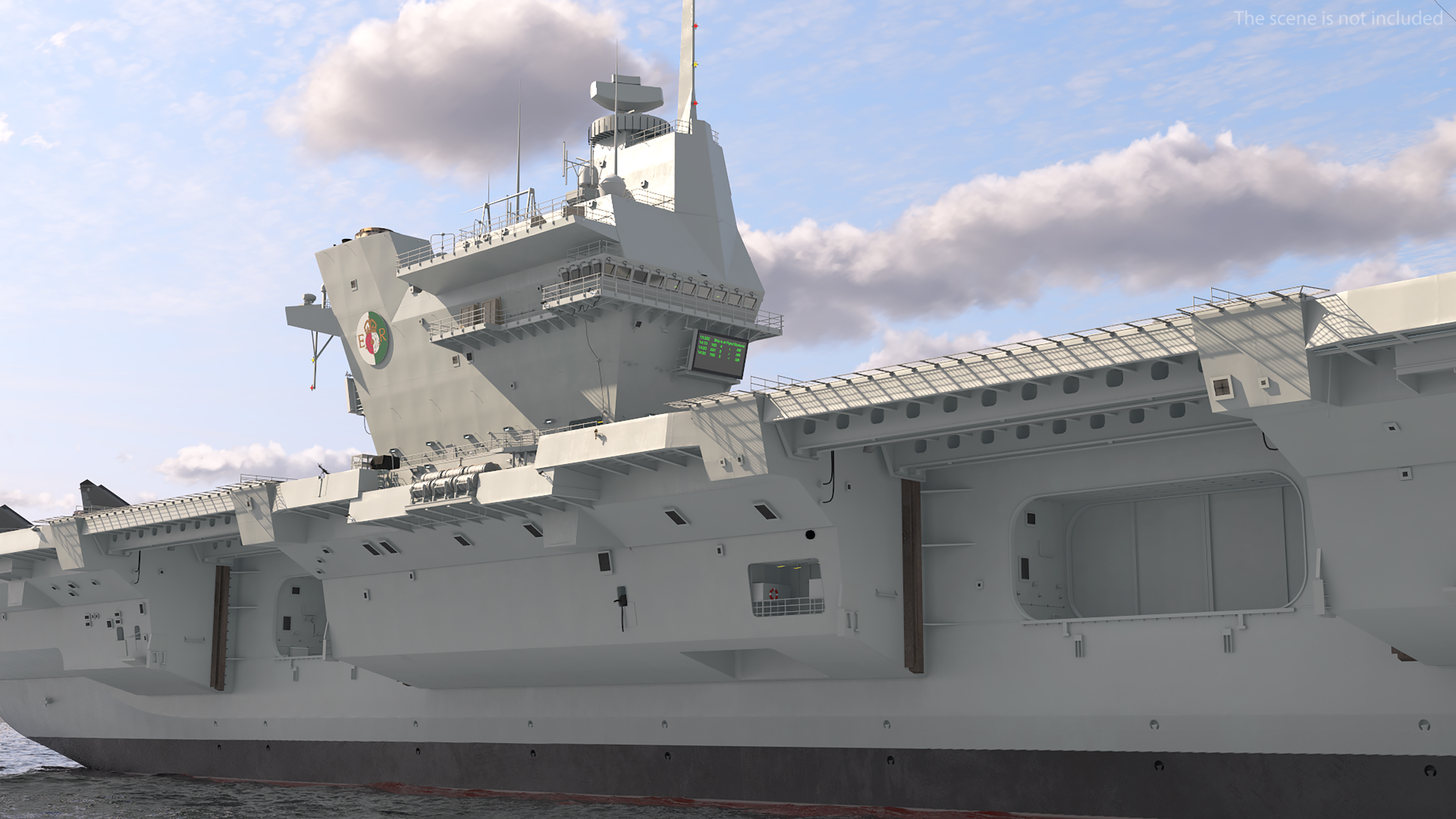 3D model Armed HMS Queen Elizabeth