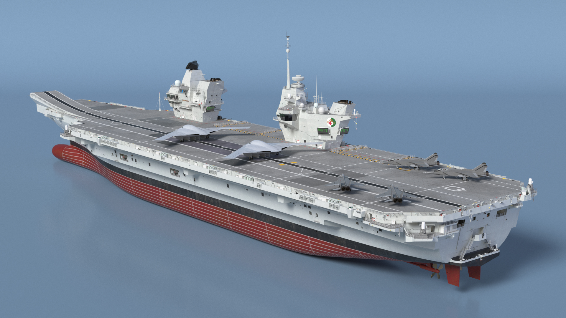 3D model Armed HMS Queen Elizabeth