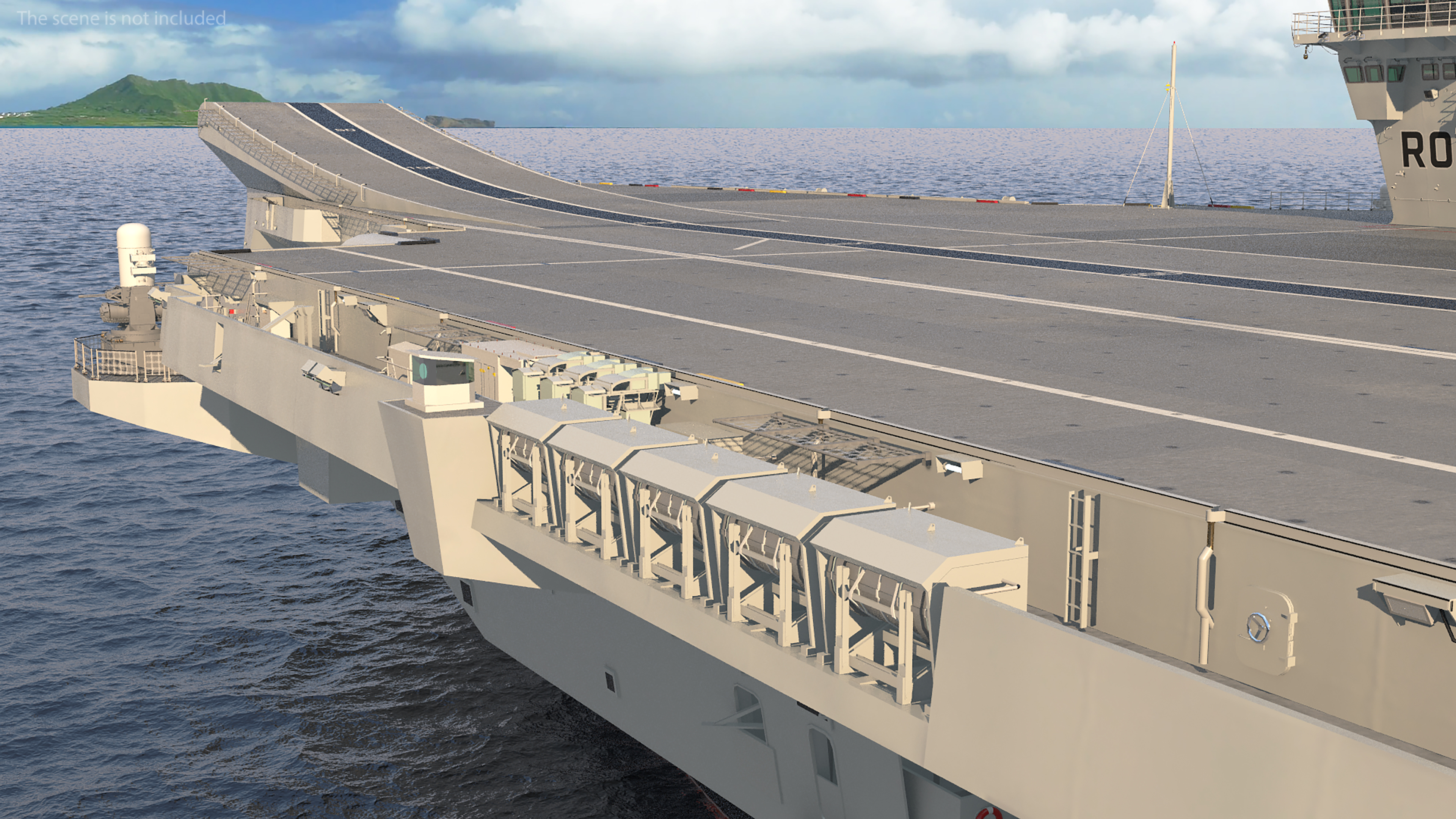 3D model Armed HMS Queen Elizabeth