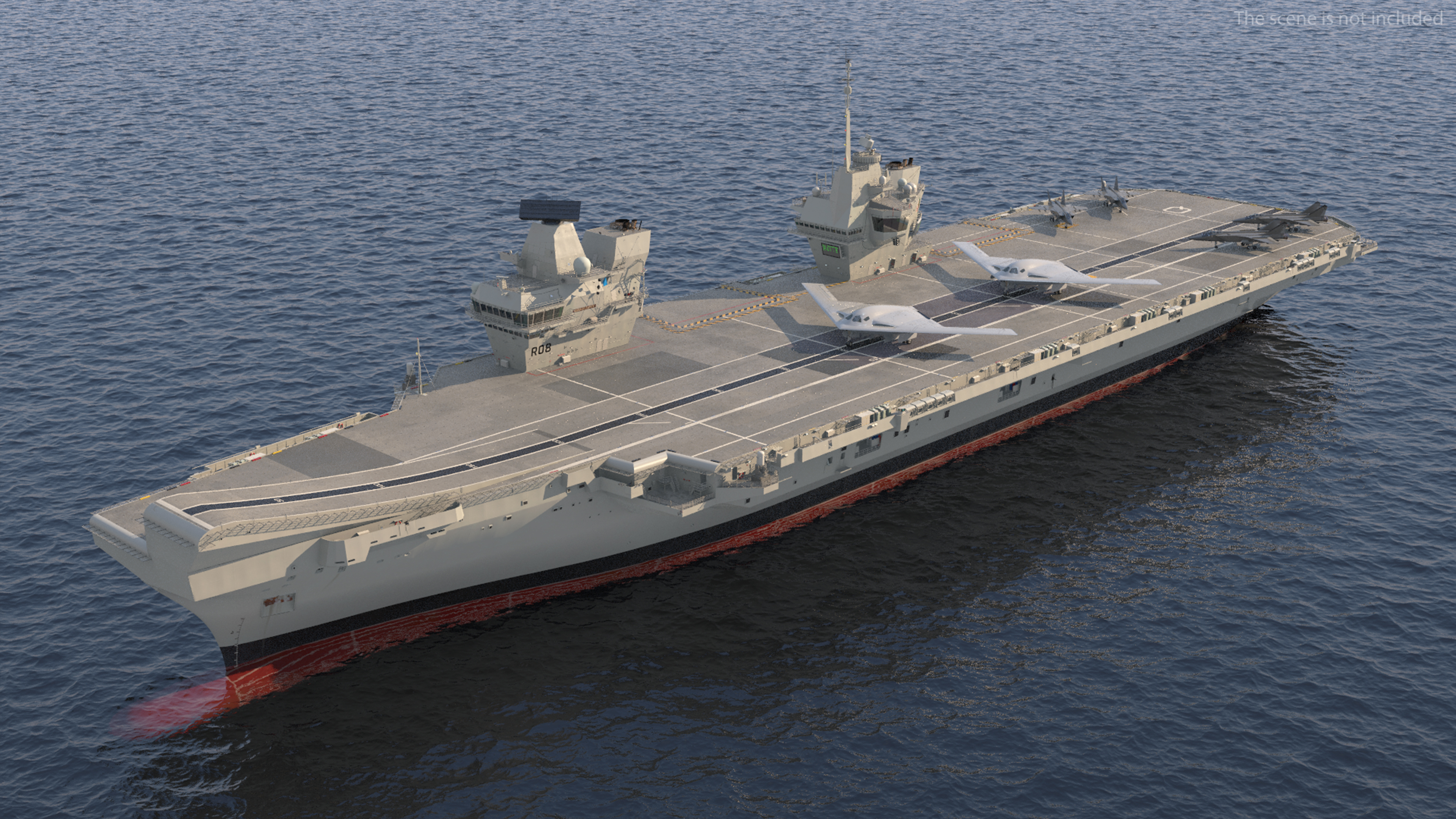 3D model Armed HMS Queen Elizabeth