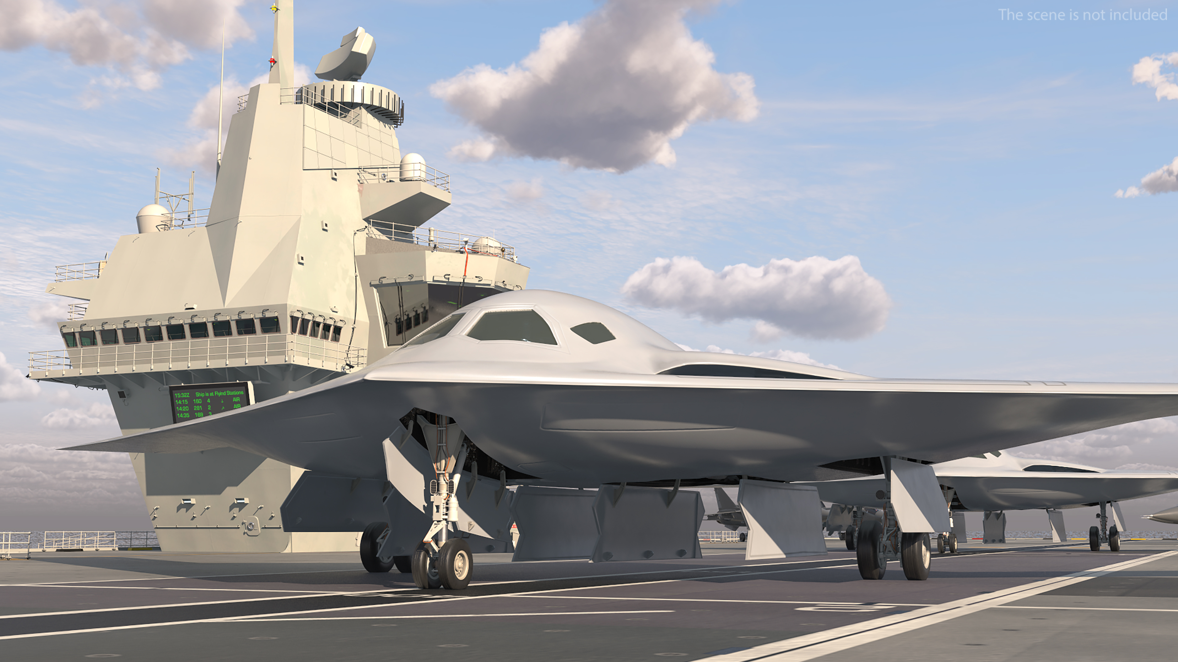 3D model Armed HMS Queen Elizabeth